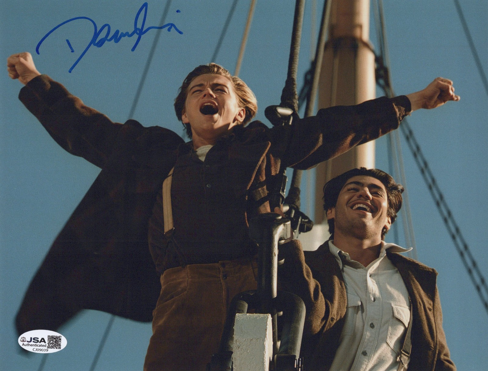 DANNY NUCCI Signed TITANIC 8×10 Photo FABRIZIO DE ROSSI Autograph JSA COA CERT