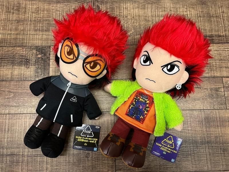 hide HIDE Plush Stuffed Toy Doll 2018-2020 X JAPAN Prize 4 set BANPRESTO JPN