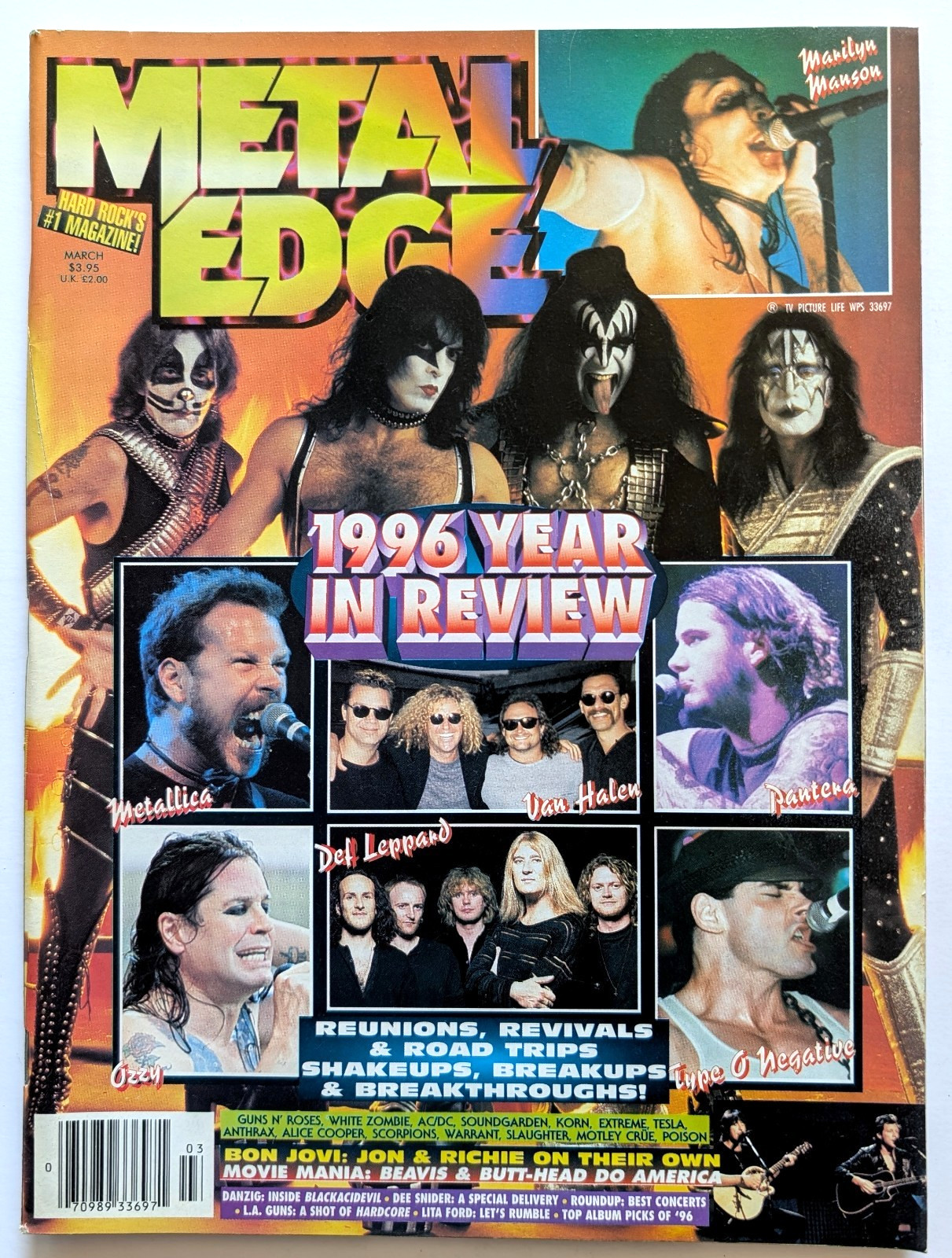 1997 March Metal Edge – Hard Rock Metal Music Magazine
