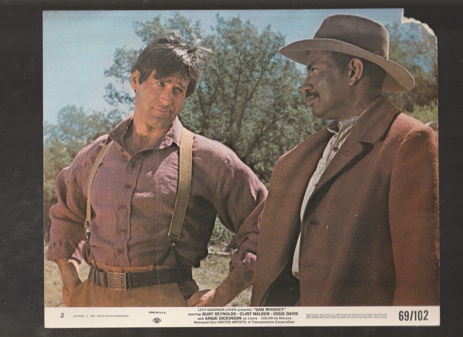 Sam Whiskey 8 x 10 inch promo press kit photo #2 1969 COLOR
