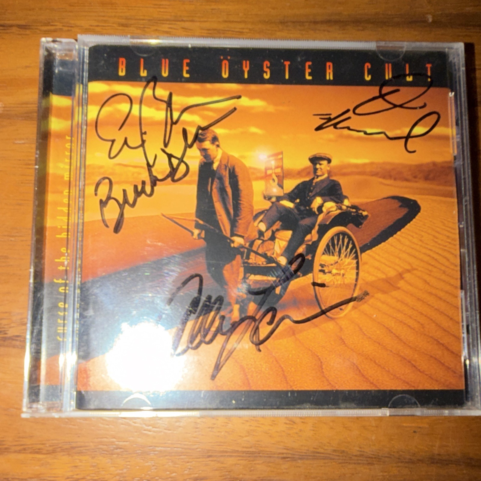 Blue Öyster Cult Curse of the Hidden Mirror Autographed Booklet by With CD