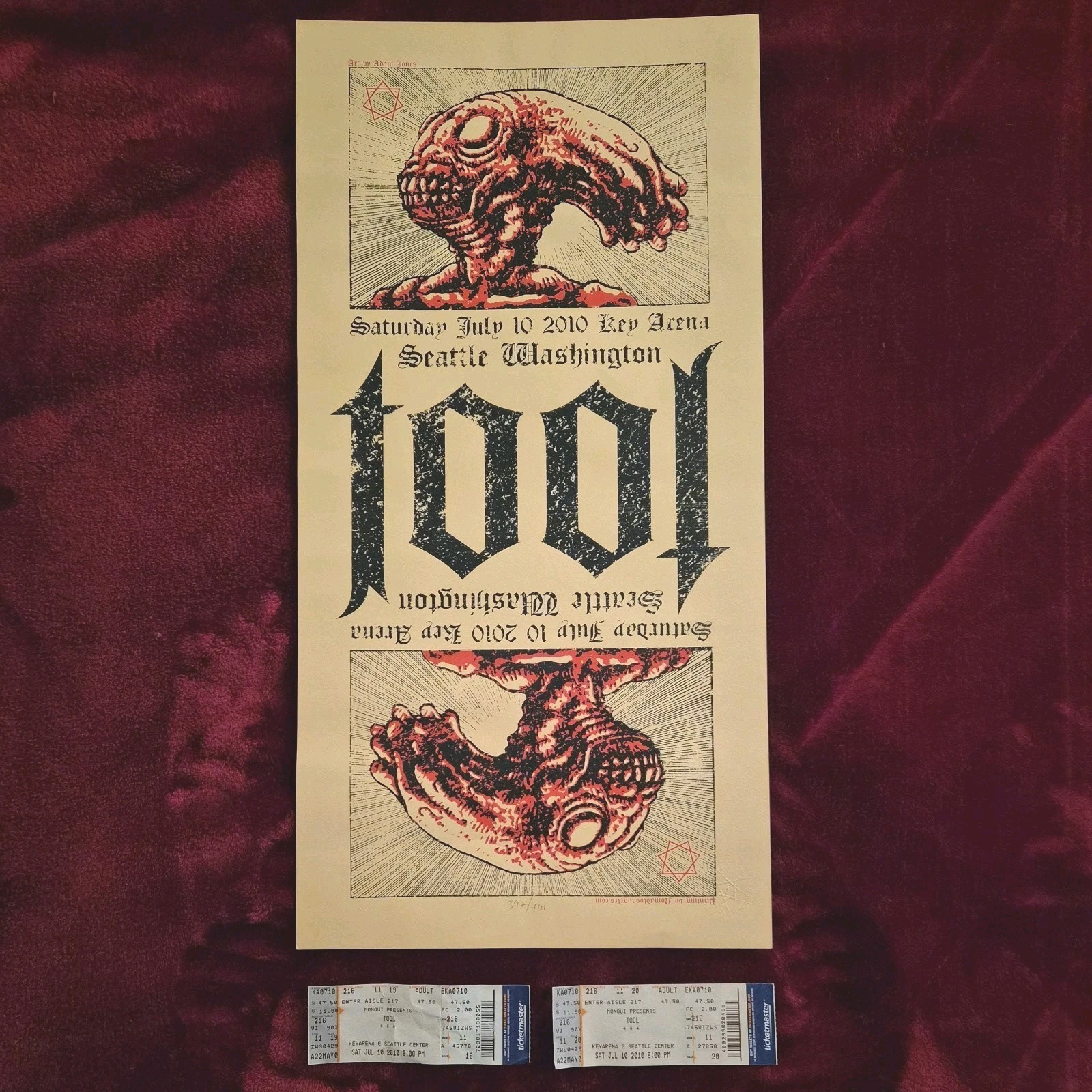 Tool & A Perfect Circle – Collection of Posters, CD’s Opiate Signed Seattle, WA