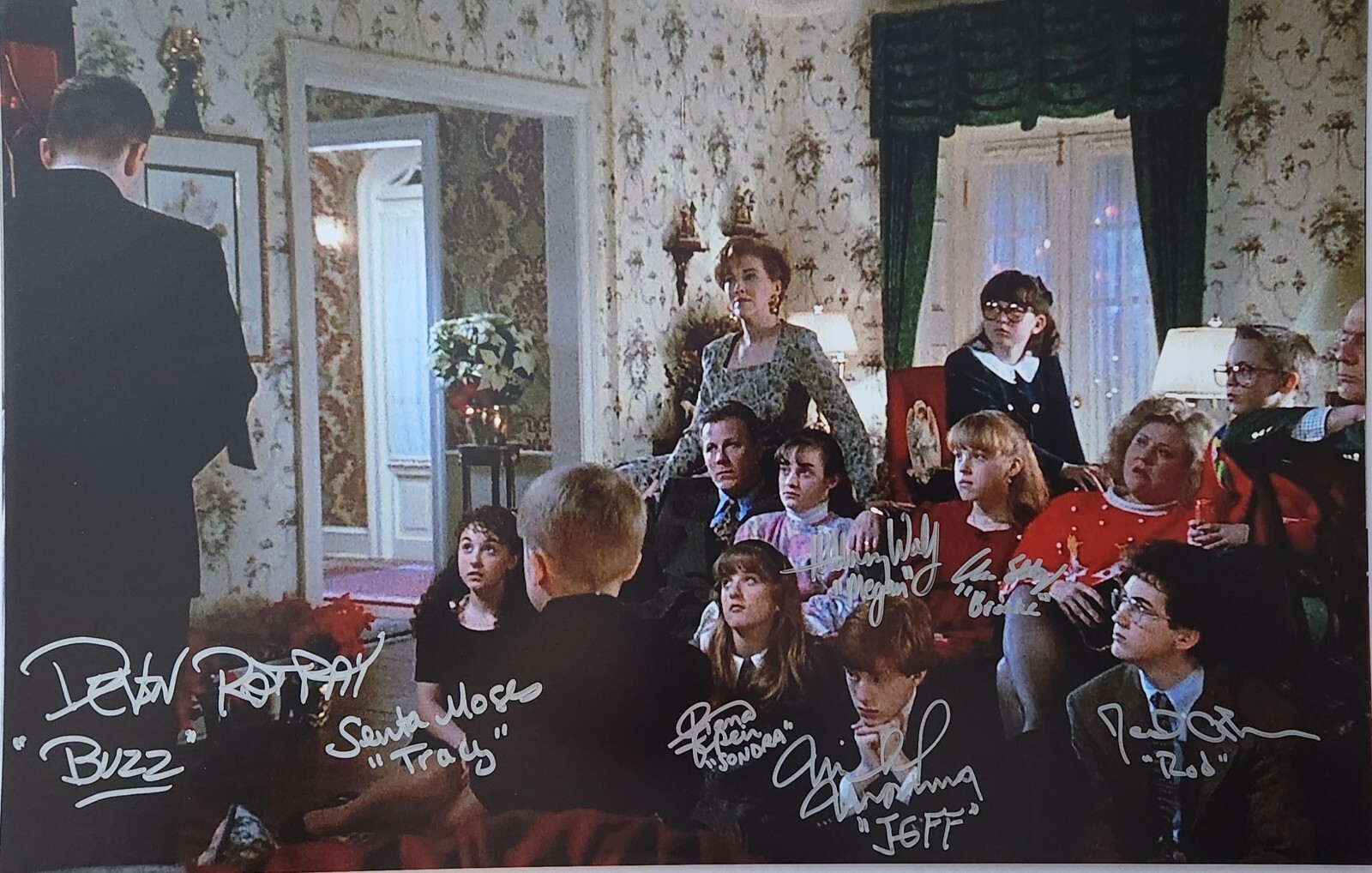 Home Alone 2 Kids Autographed 11×17 Photo Devin Ratray