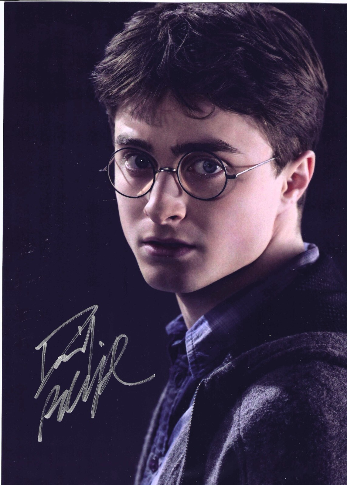DANIEL RADCLIFFE Signed 8×12 HARRY POTTER …with COA