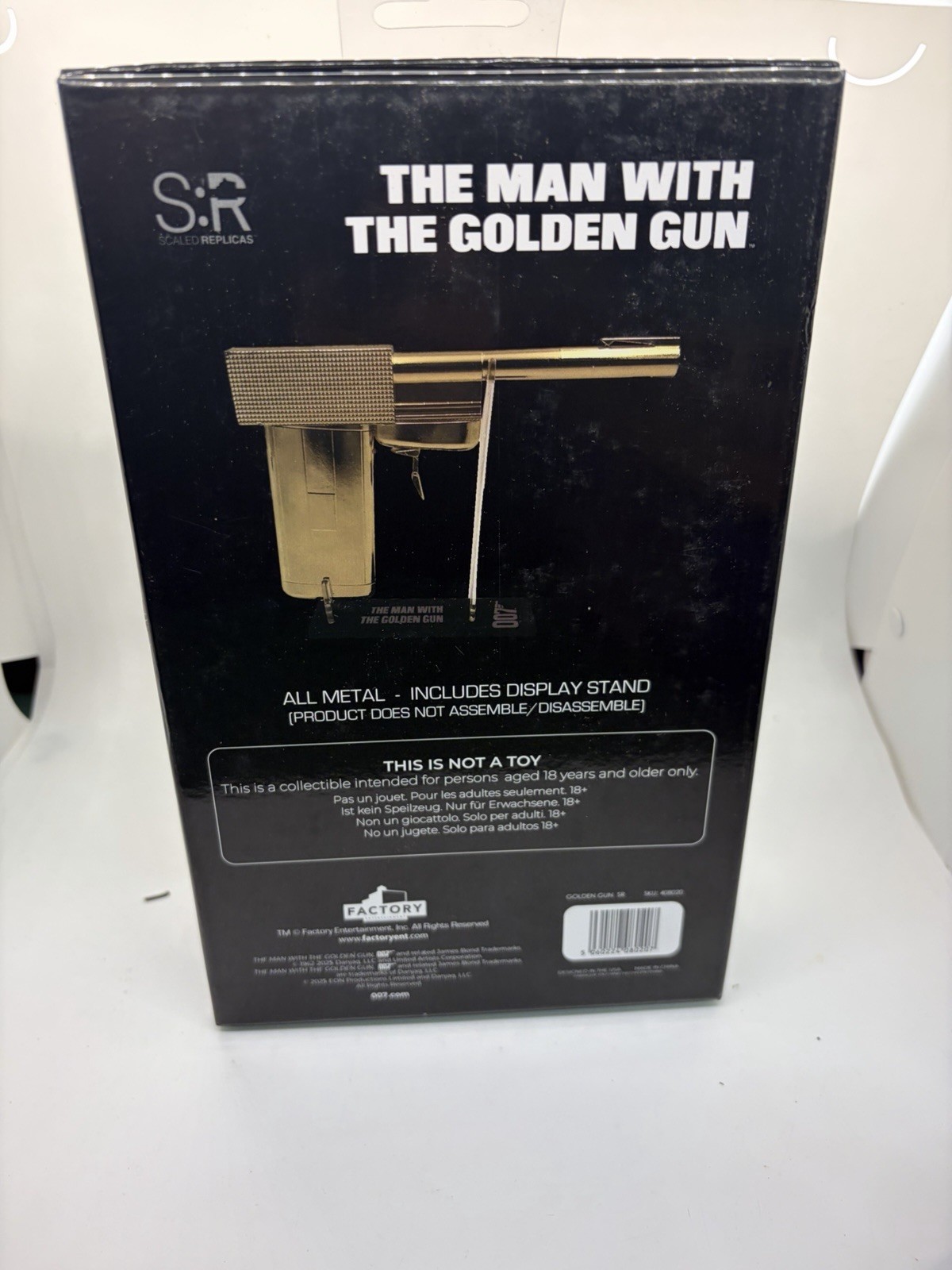 James Bond 007 Golden Gun Scaled Prop Replica 007 Factory Entertainment New NIB