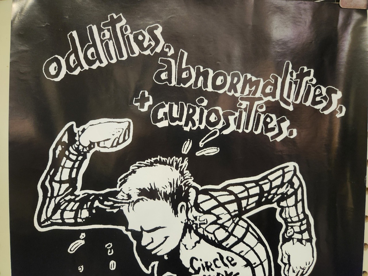 Circle Jerks 1995 Oddities 2 sided advance promo poster Excellent New Old Stock