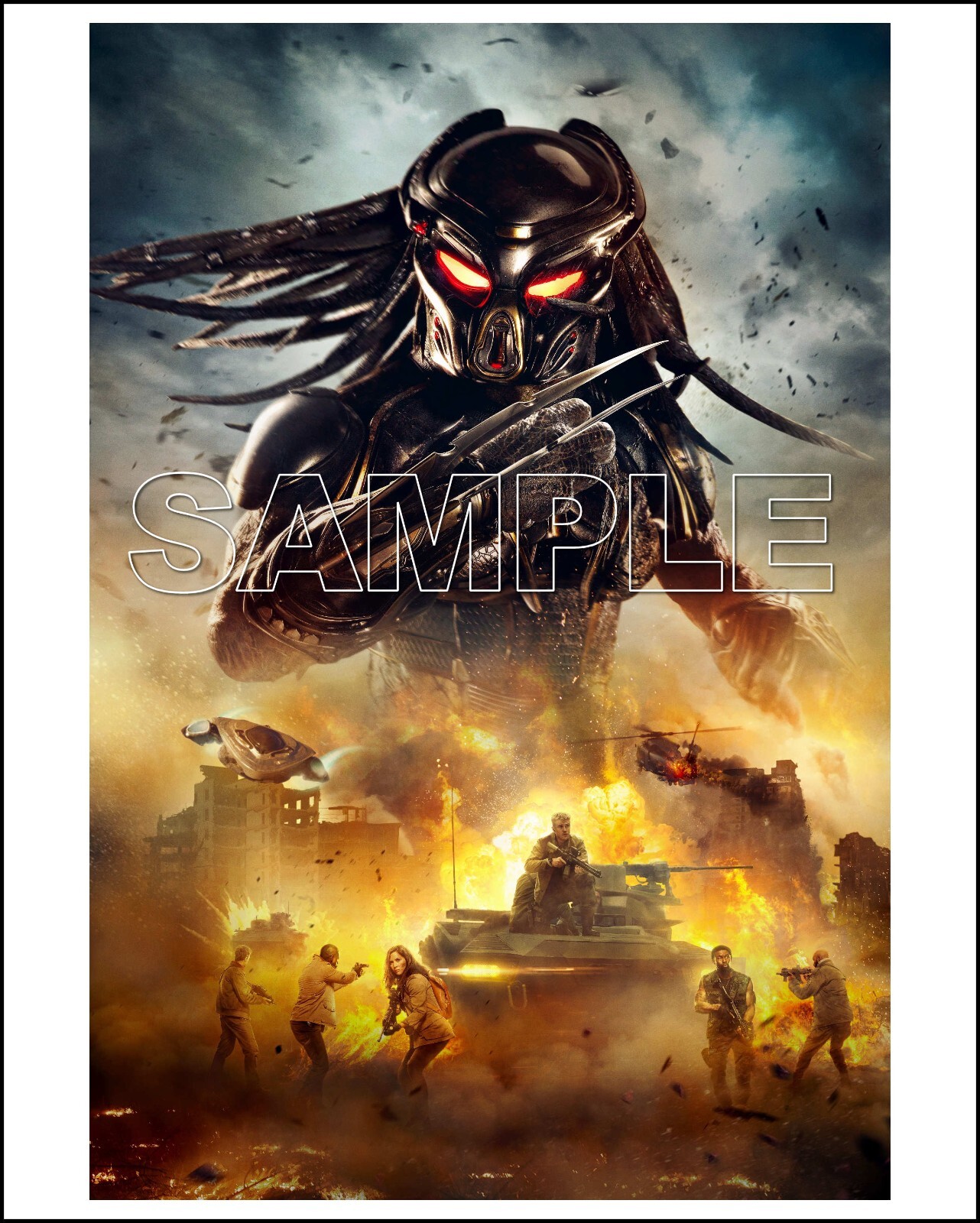 THE PREDATOR 2018 8X10 Photo PA06 promo art