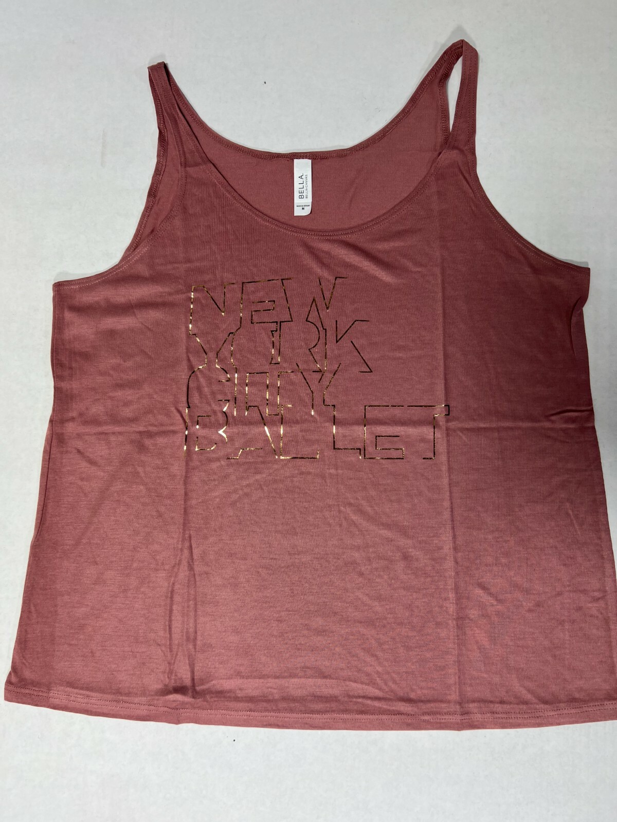 NEW YORK CITY BALLET Women’s ROSE TANK TOP t-shirt OFFICIAL MERCHANT new