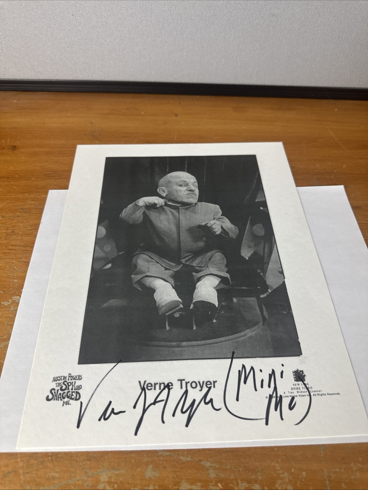 Verne Troyer Signed/Autographed 8×10 Photo/Austin Powers Mini Me