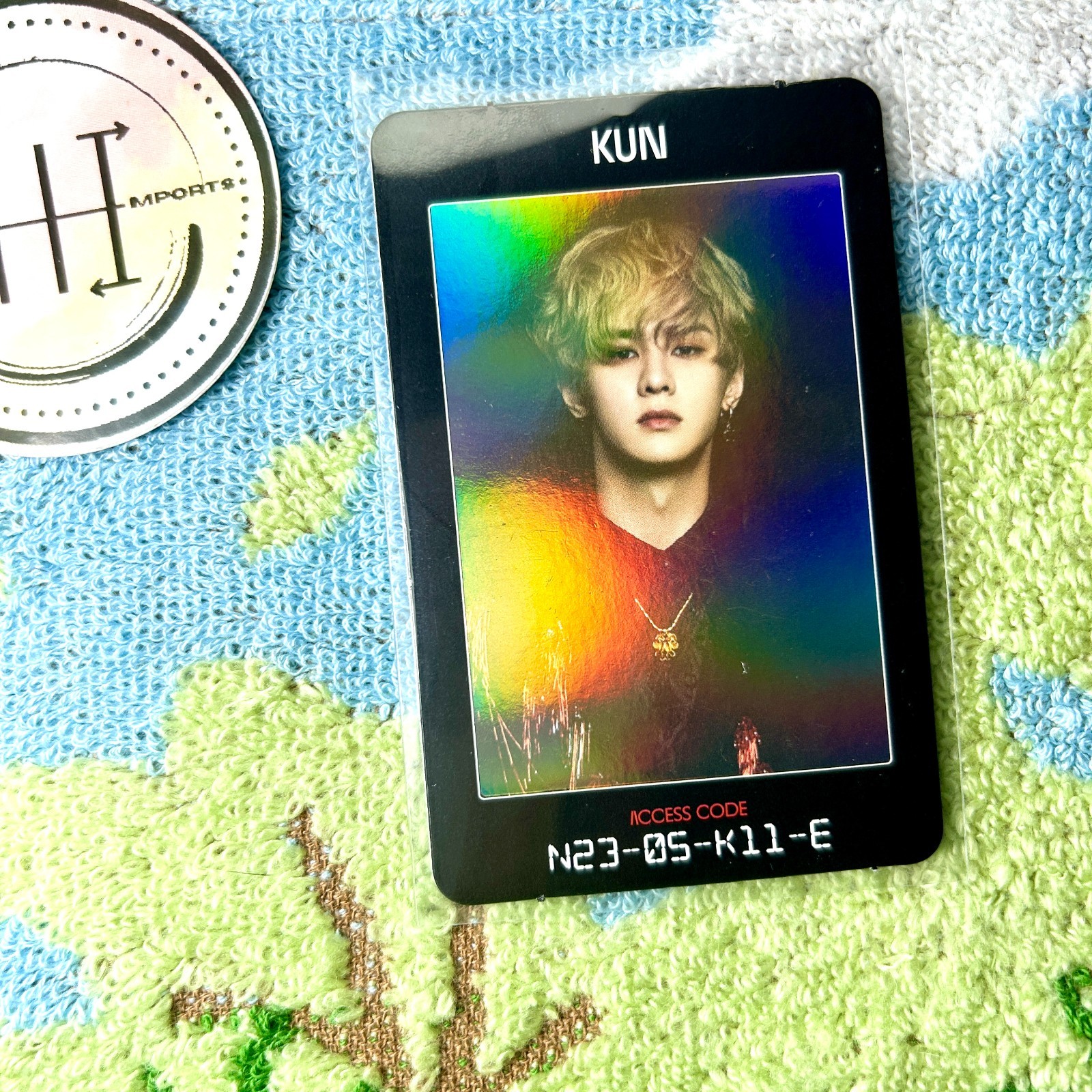 NCT Resonance Kun Arrival Acces Card Official Holo Photocard | Portrait Card
