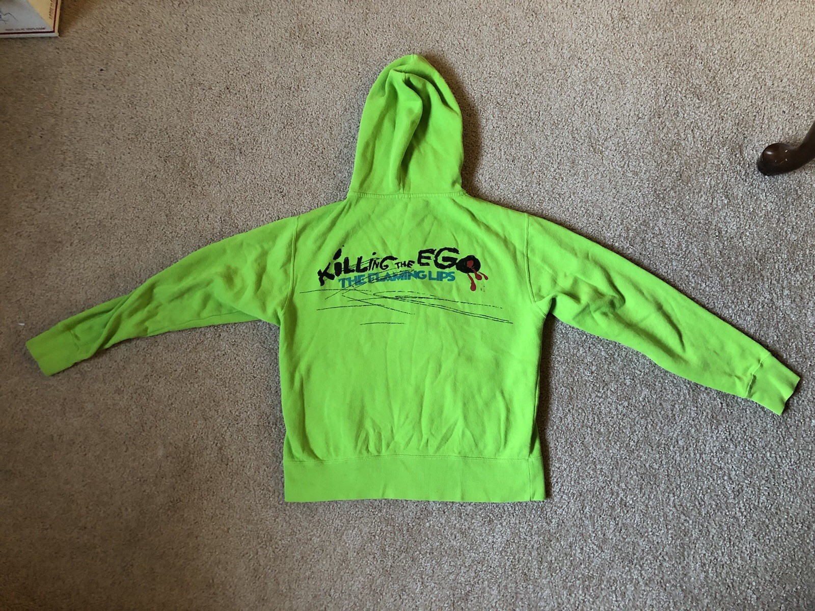 Medium/small Flaming Lips “killing the ego” zip up hoodie.