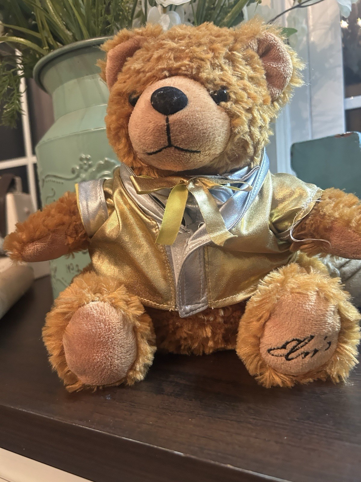 Elvis Presley Gold Jacket Collectible Teddy Bear Music Memorabilia