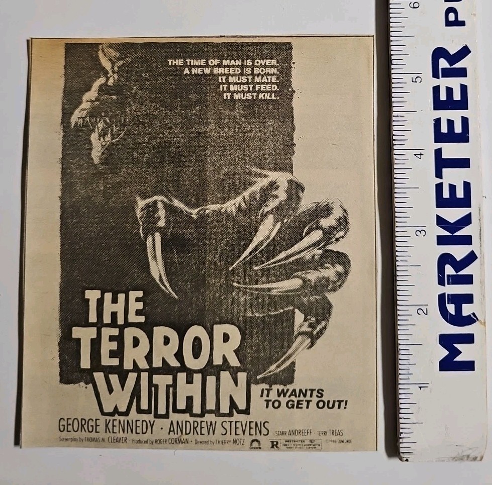 Vintage 1980s Roger Corman NYC Newspaper Ad Collection / Set Of 10! Grindhouse!