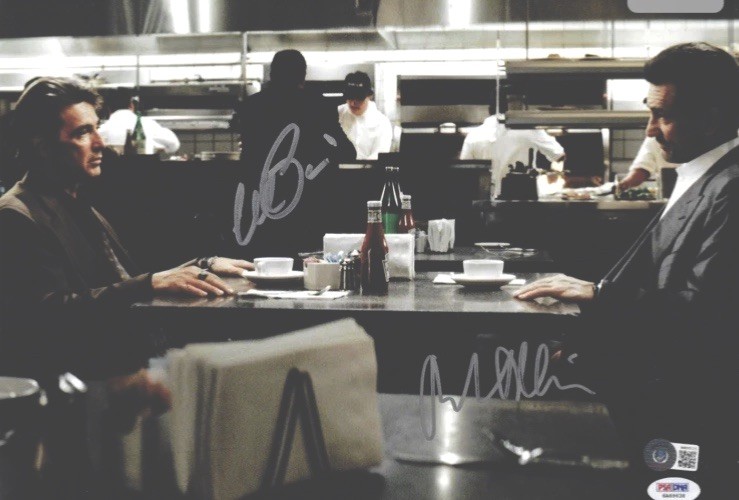 HEAT: AL PACINO ROBERT DeNIRO Signed 11×14 ” Original Authentic Autographs w/COA