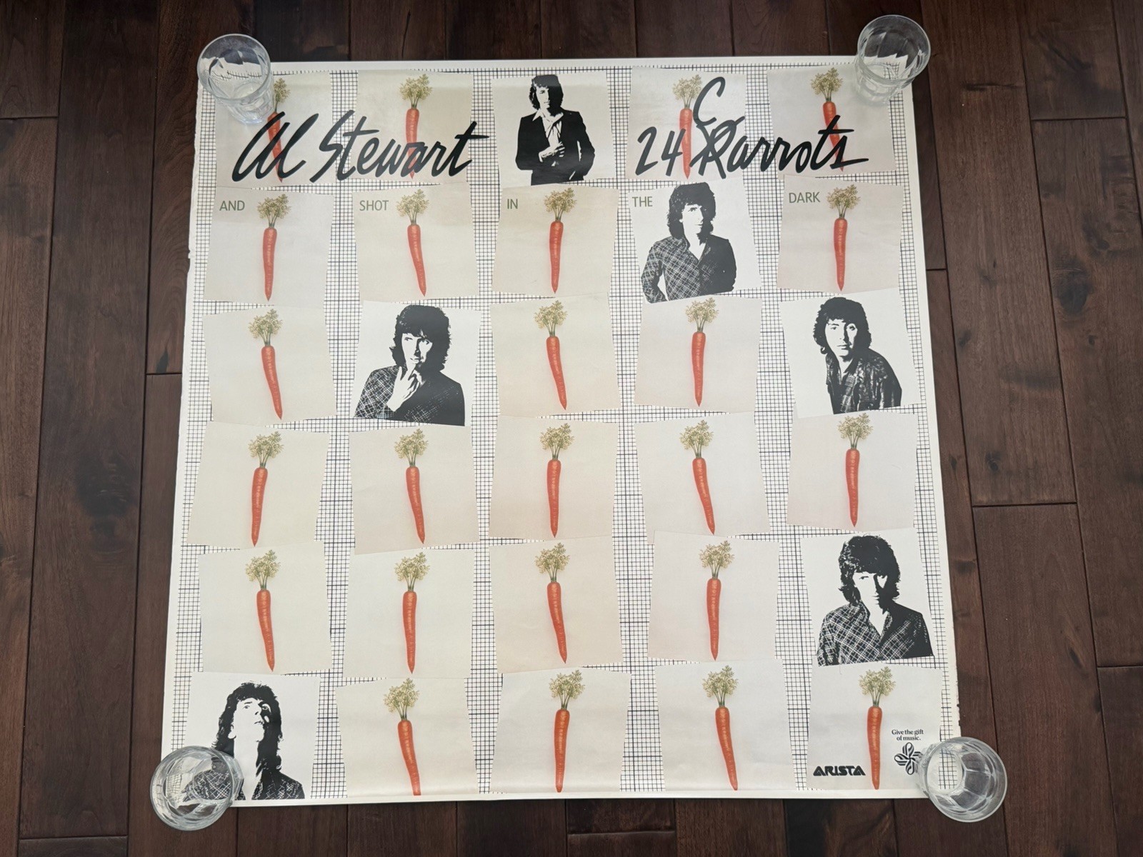 Al Stewart And Shot In The Dark 24 Carrots Vintage 1980 Promo Album Poster 37×37