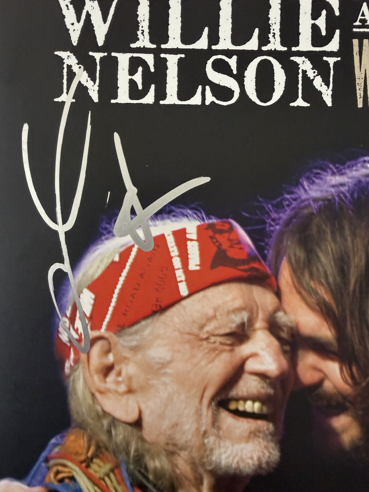 LUKAS NELSON SIGNED WILLIE NELSON & THE BOYS: WILLIE’S STASH 2 VINYL LP JSA COA