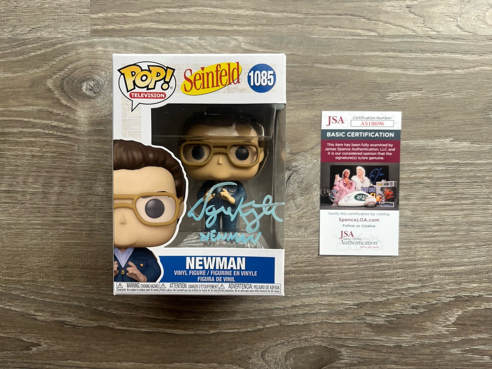 Wayne Knight Signed Newman Funko Pop JSA COA Seinfeld #1085