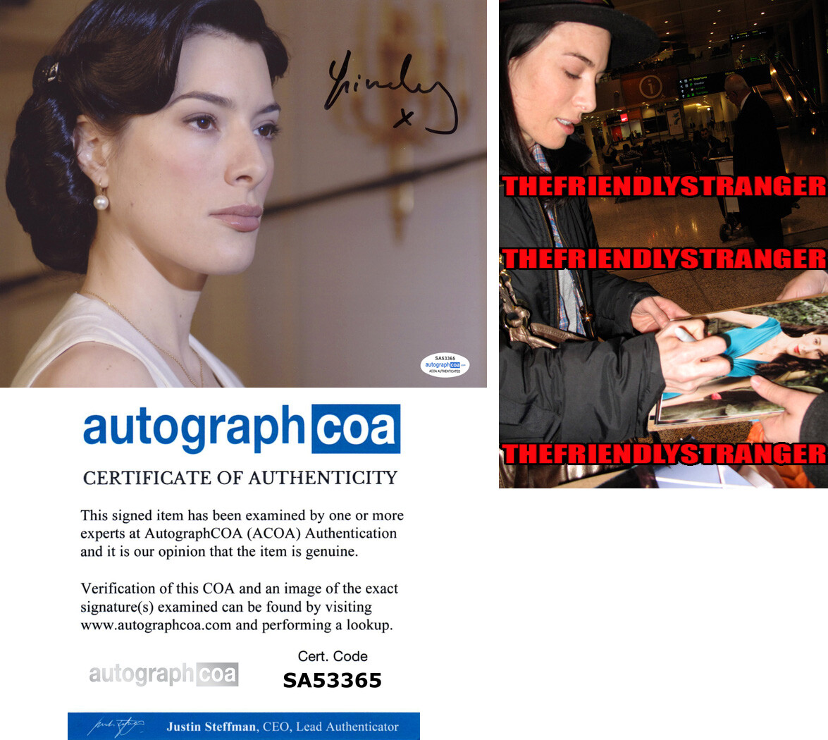 Jaime Murray signed Autographed 8×10 Photo bb PROOF Sexy DEXTER Hot ACOA COA