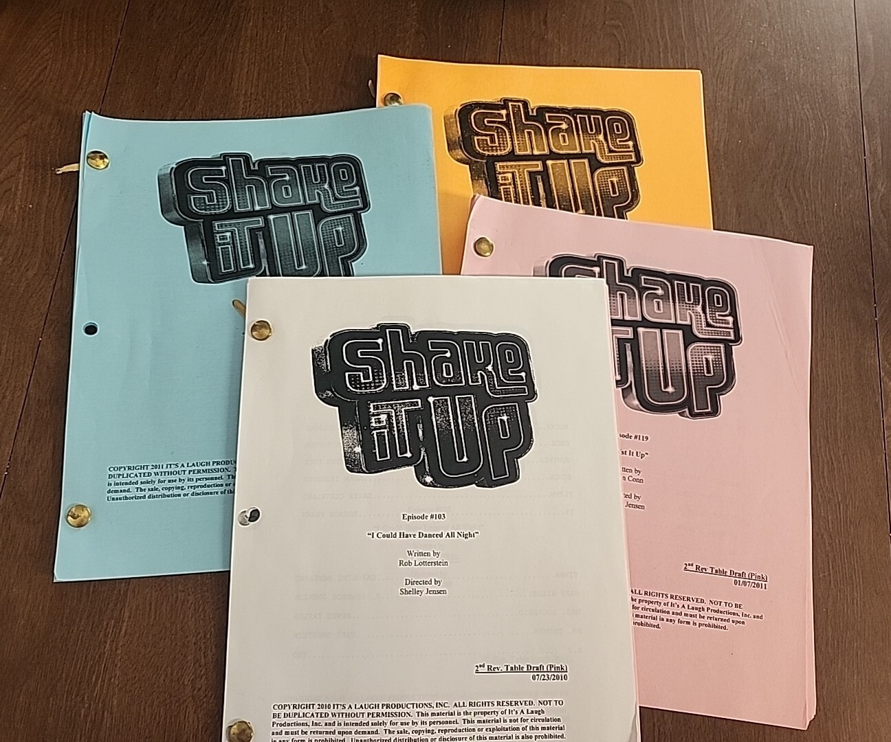 Shake it Up Disney Script Zendaya Bella Thorne Season 1 Season 2 U Pick Episode