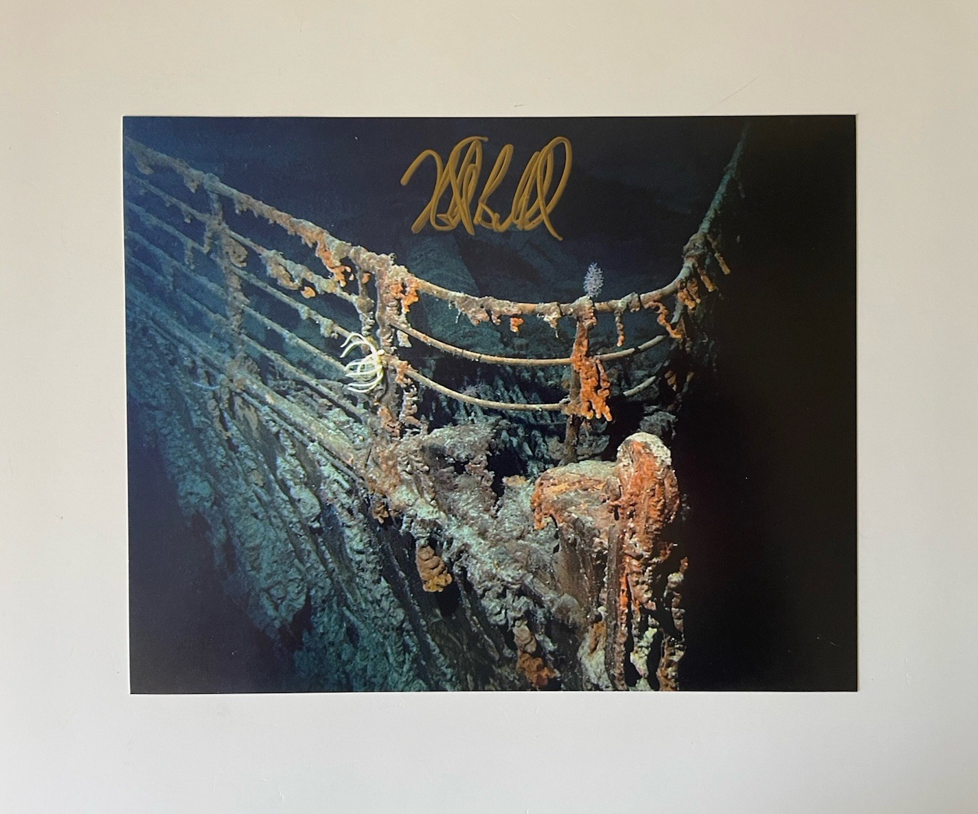 Robert Ballard Hand Signed 8×10 Photo Autographed Explorer Discovered Titanic