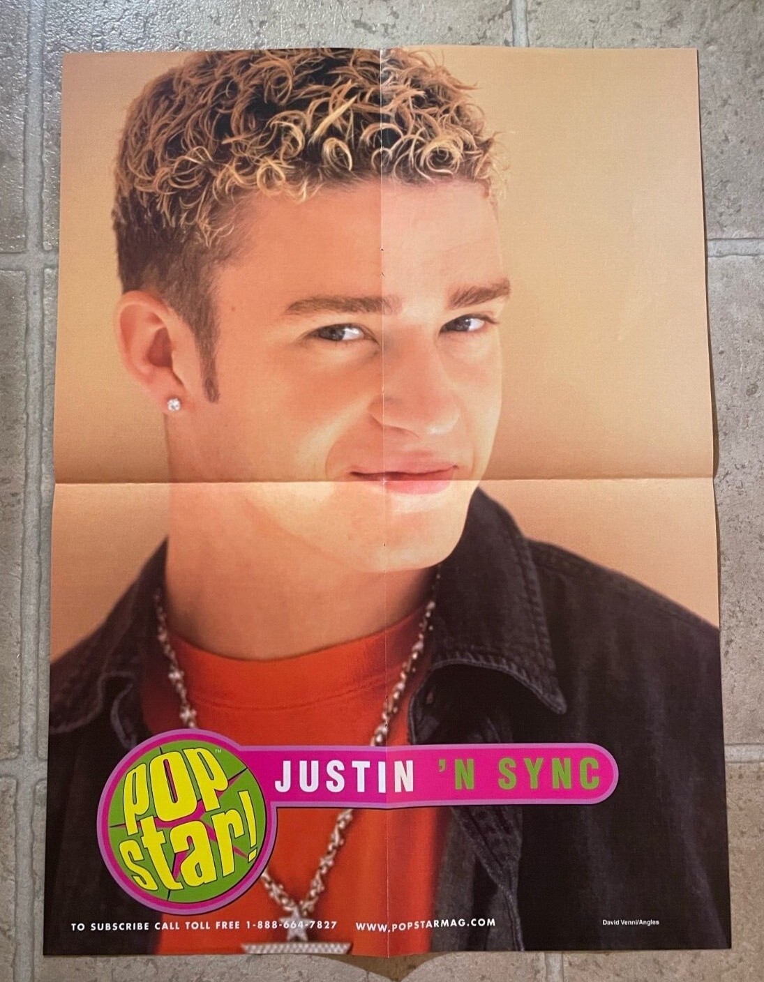 N SYNC Justin Timberlake and O Town Two Sided Poster 21.5″X15.5″ Pop Star