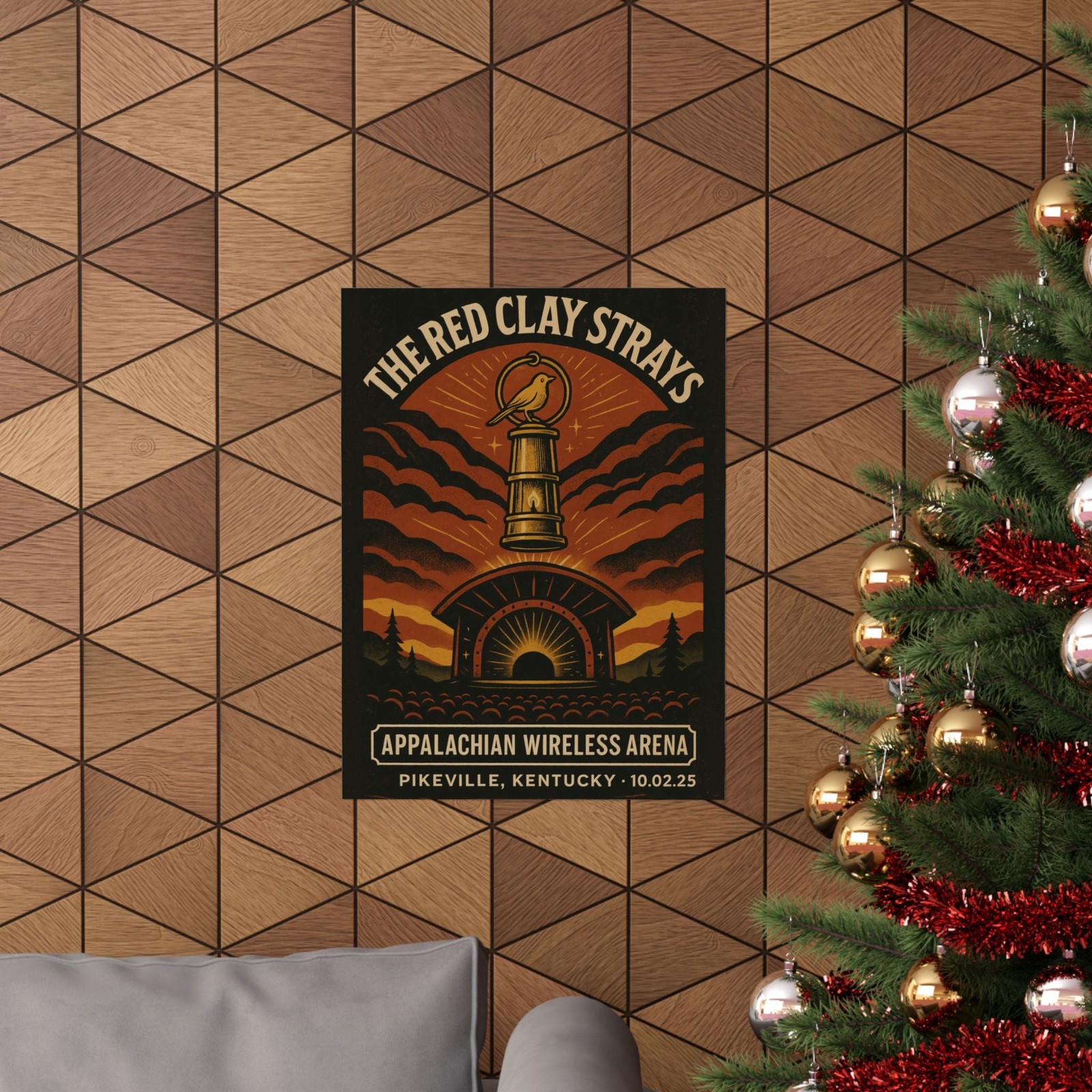 The Red Clay Strays Pikeville KY Concert Print | October 2, 2025 | Appalachian