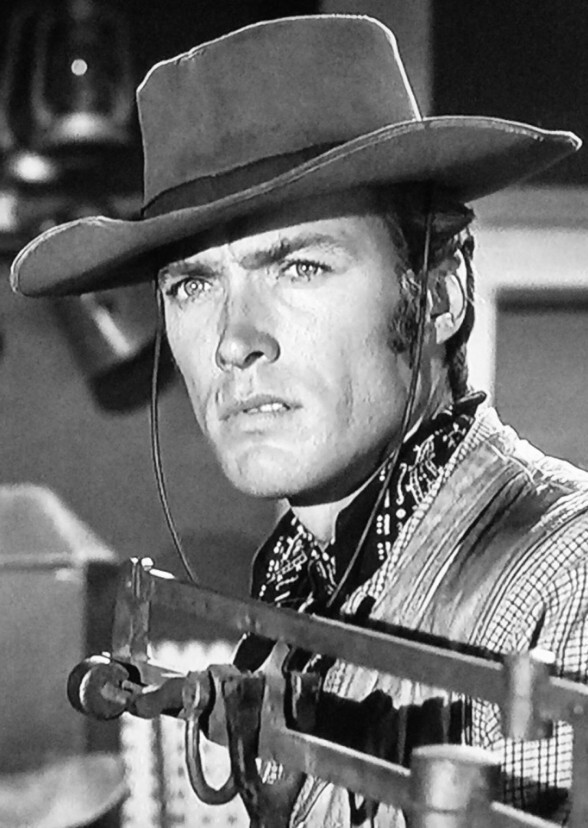 Western Rawhide Clint Eastwood Studio Photo Poster Framing Print 8 x 10