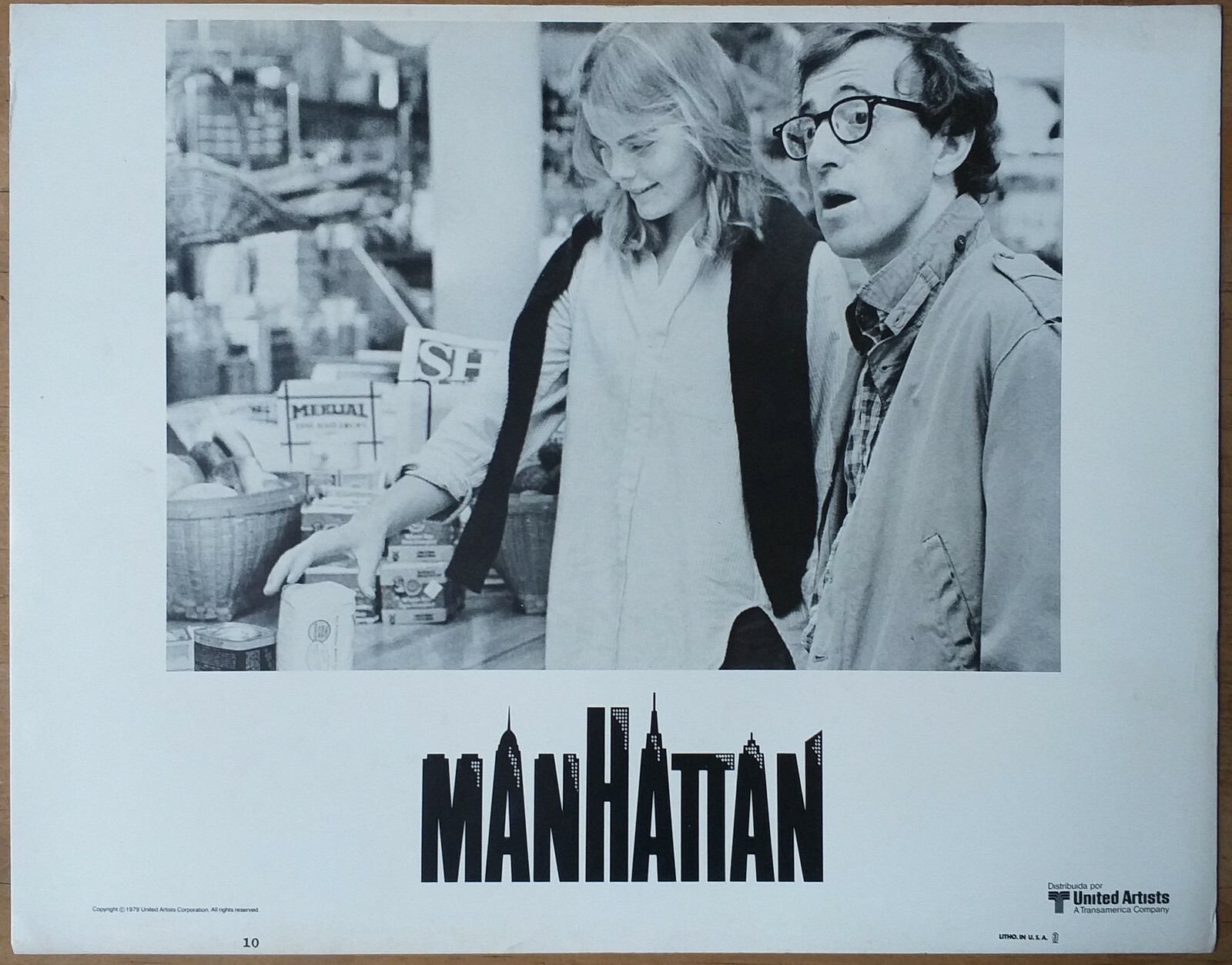 MANHATTAN, Woody Allen, Diane Keaton, #5, #10, lc2382