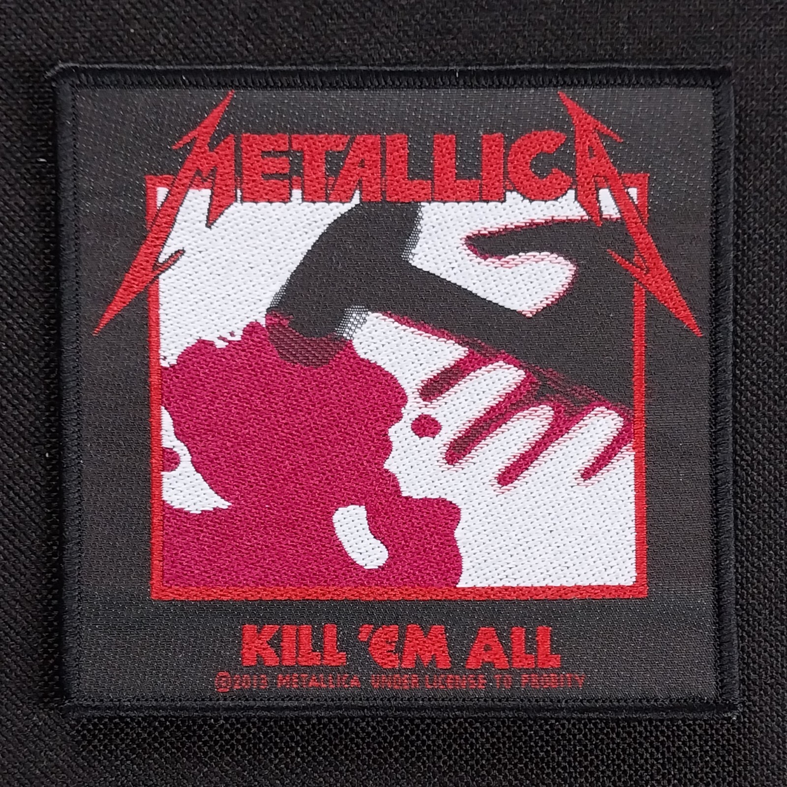 METALLICA ~ KILL ‘EM ALL ~ Licensed Sew On Woven Band Album Battle Jacket PATCH