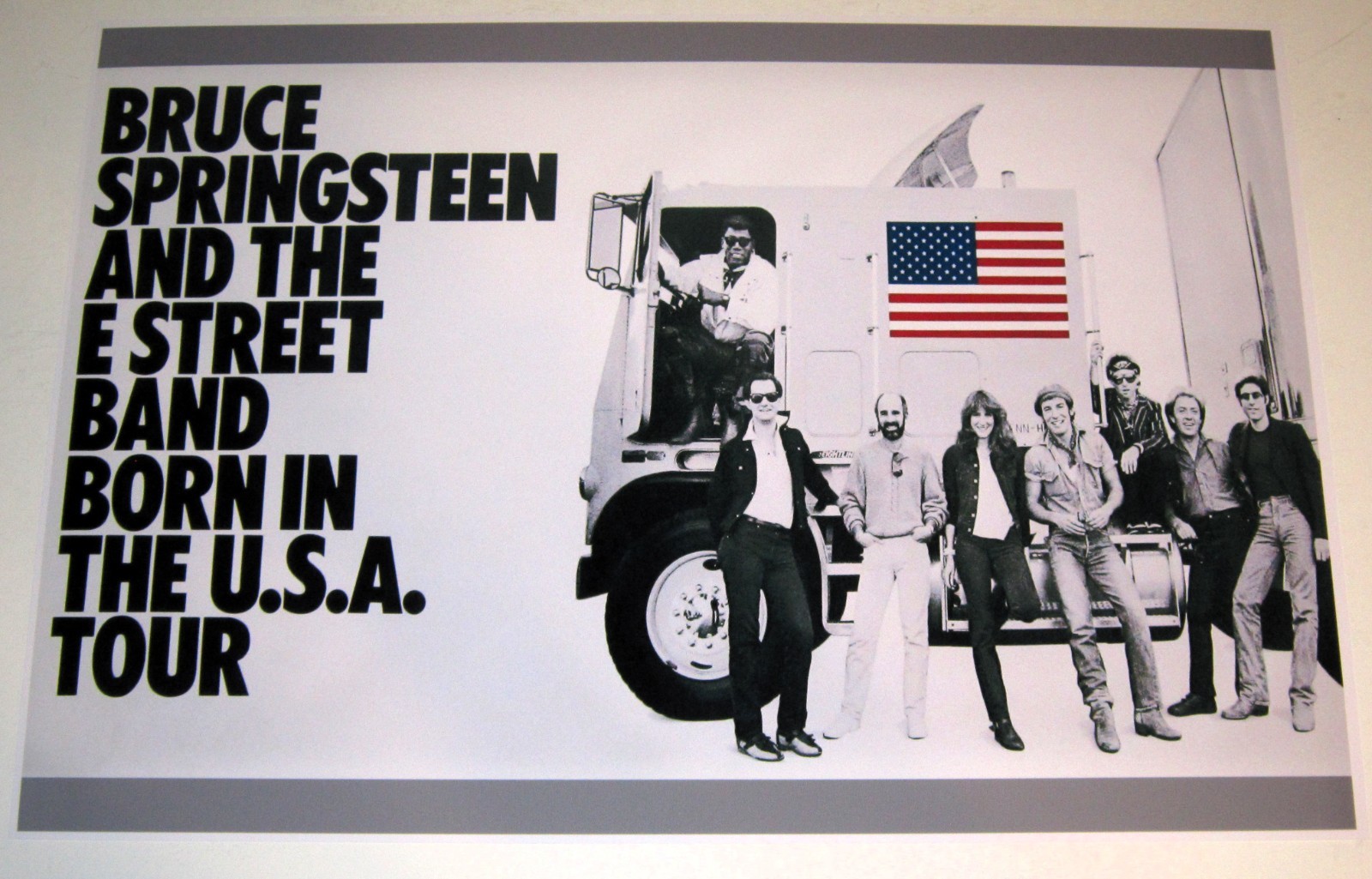 Bruce Springsteen and the E St Band Born in the USA 1984/85 New Poster 19″x13″