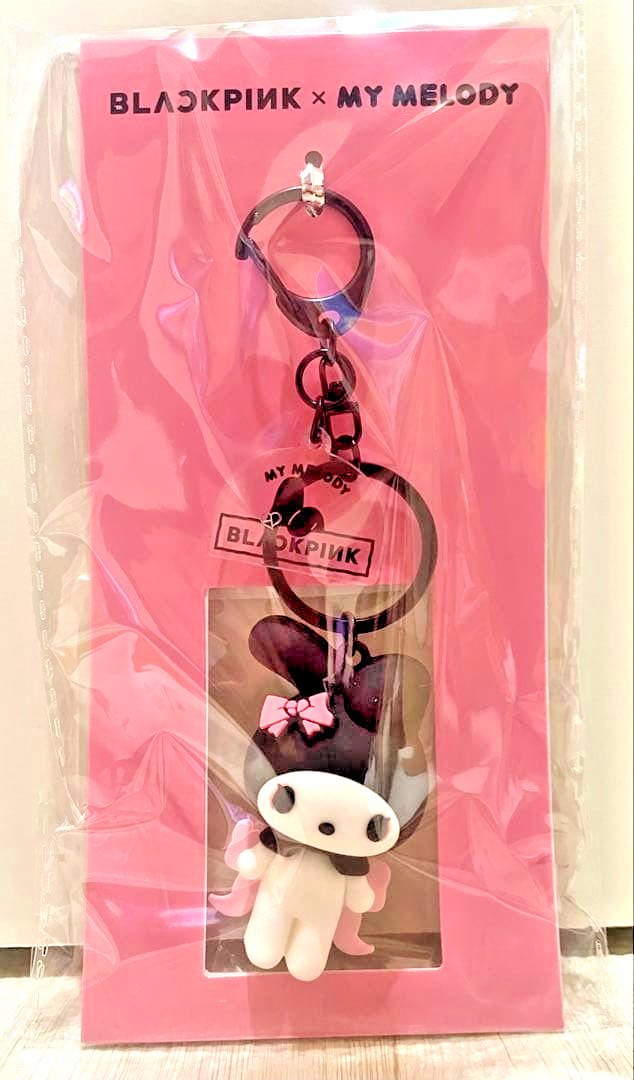 NEW BLACKPINK x My Melody 3D Rubber Key Ring Sanrio Tokyo Tour Japan limited