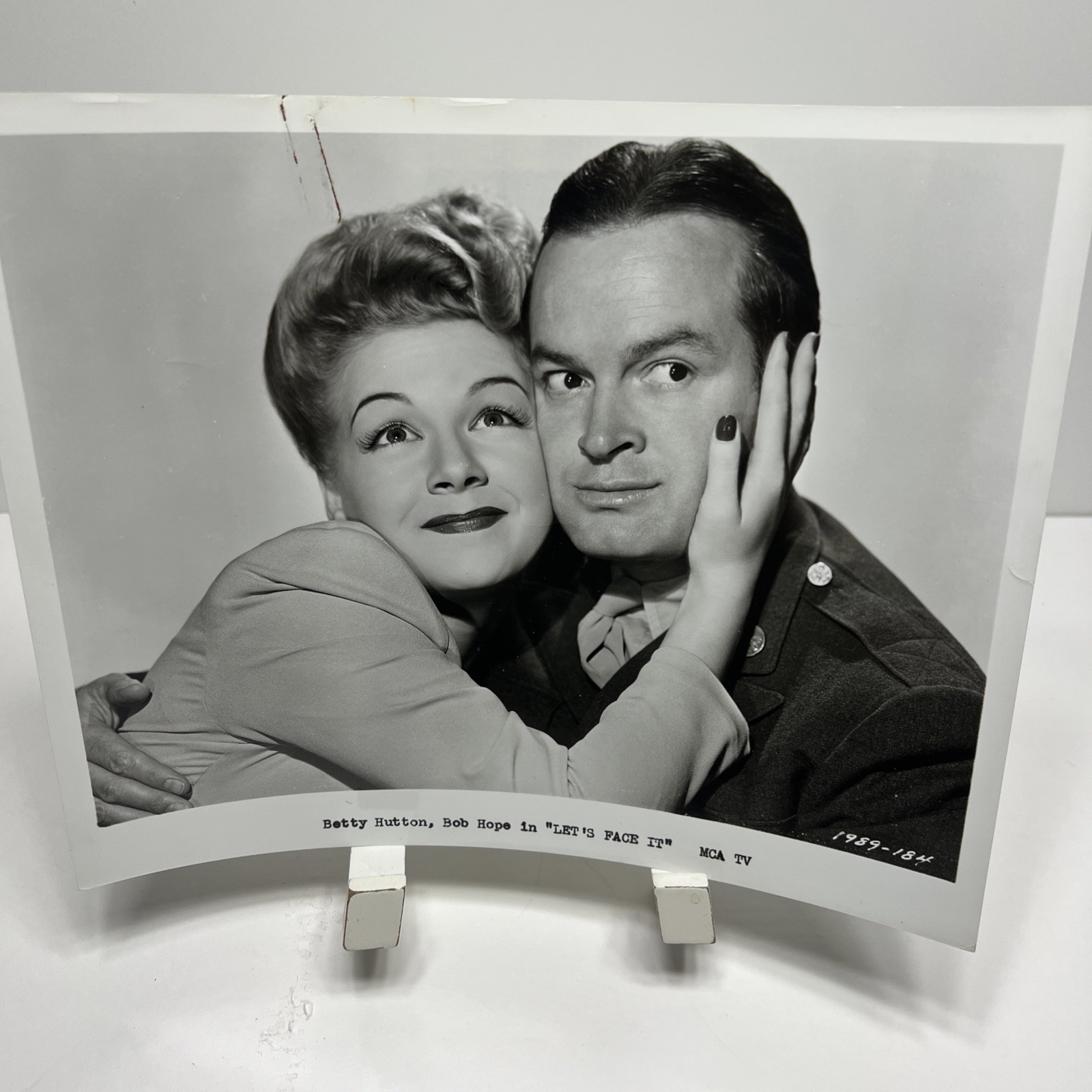 Let’s Face It MCA TV Press Kit Folder 7 Publicity Photos Bob Hope Betty Hutton