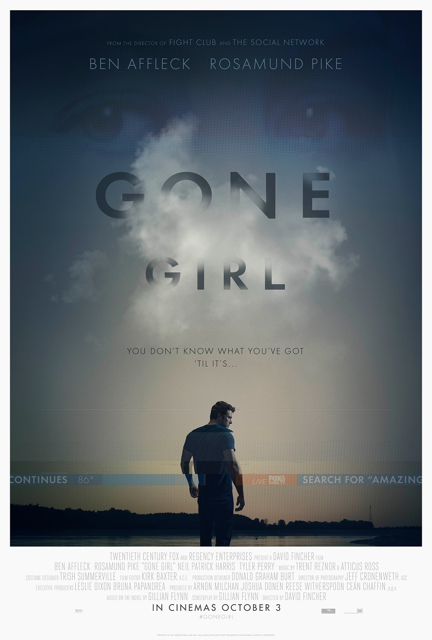 Gone Girl movie poster – Ben Affleck poster (2014) – 11 x 17 inches