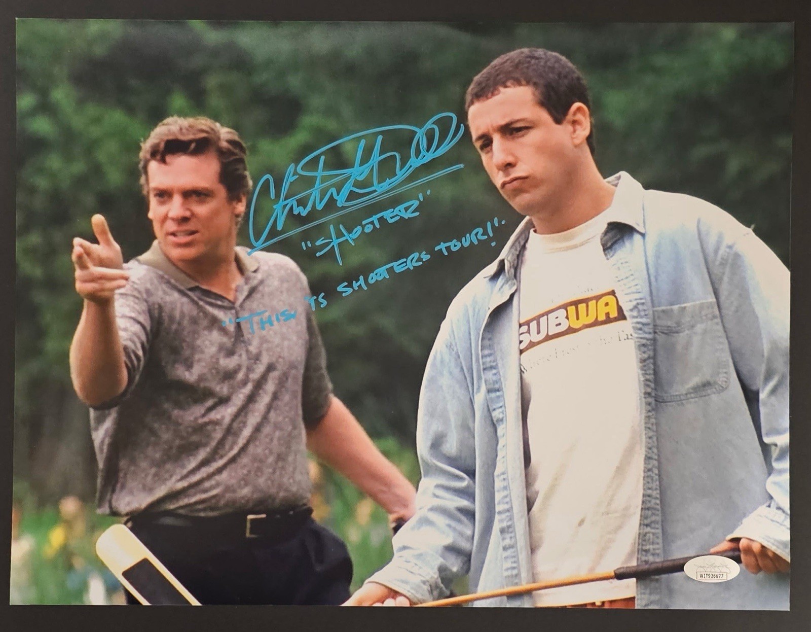 Christopher McDonald Signed 11×14 Photo “Shooter” Insc Happy Gilmore JSA