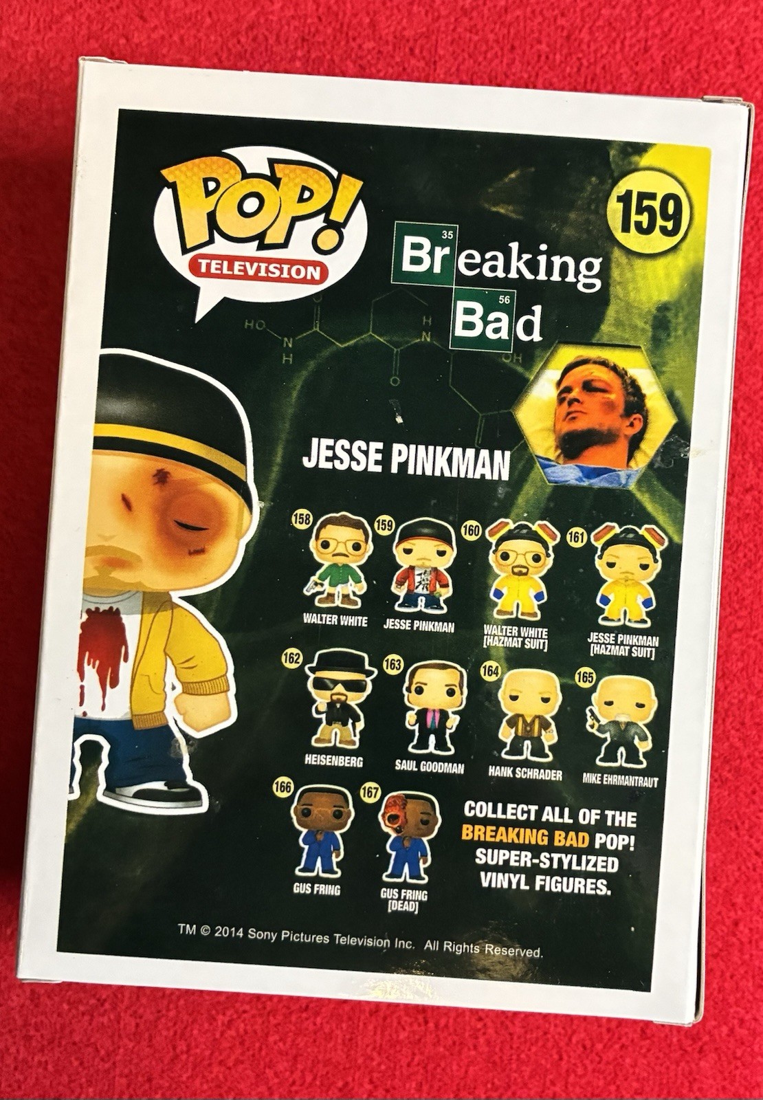 Aaron Paul signed Jesse Pinkman Breaking Bad 159 SWAU Cert. Free Ship/Pop Armor