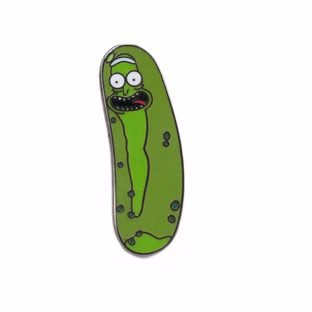 Rick And Morty TV Series PICKLE RICK 1″ Tall Metal Enamel Costume Pin