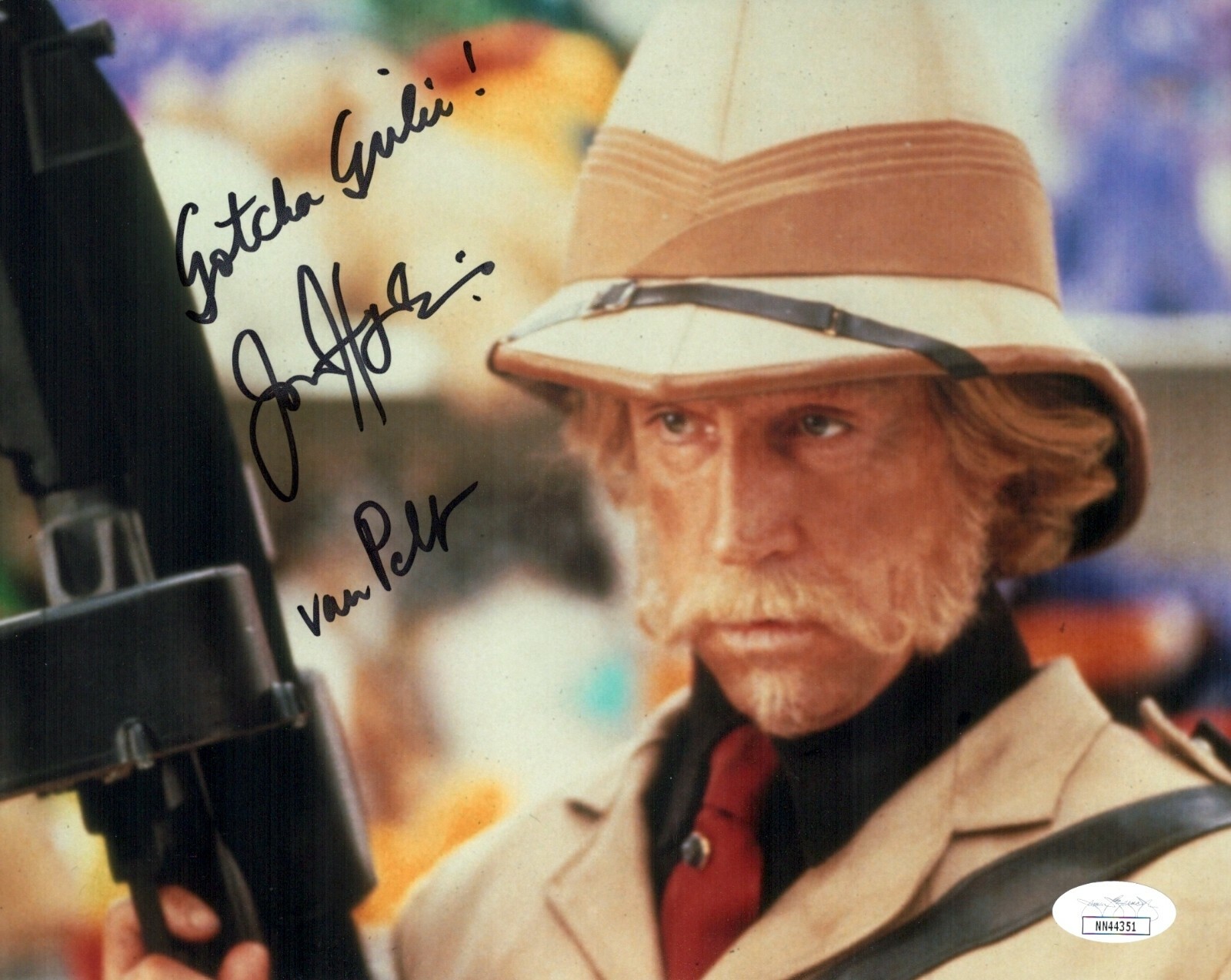 JONATHAN HYDE Signed 8×10 JUMANJI Van Pelt Autograph QUOTE JSA COA Cert
