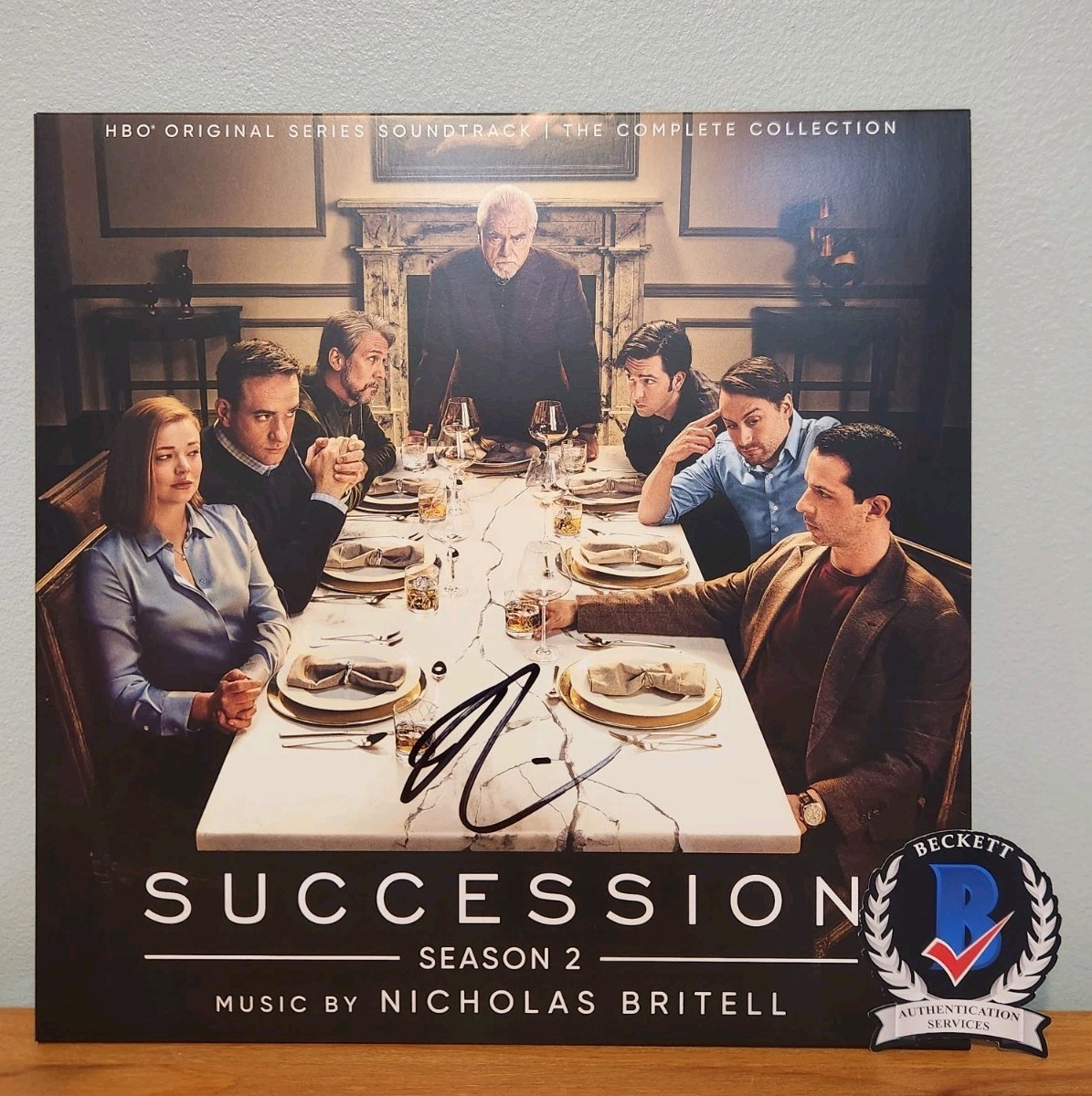 Nicholas Britell Signed Succession Vinyl Score Season 2 Composer BAS COA HBO