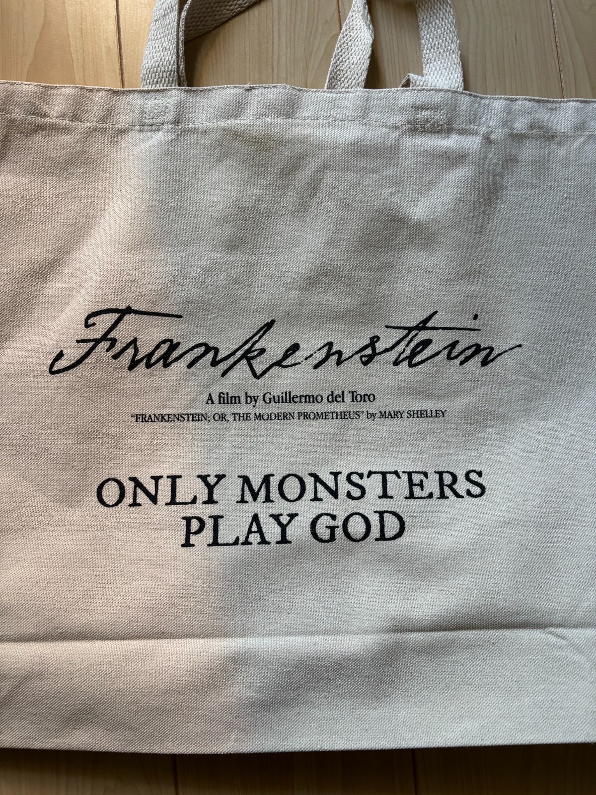 FRANKENSTEIN GUILLERMO DEL TORO NETFLIX TOTE BAG PROMO PROMOTIONAL
