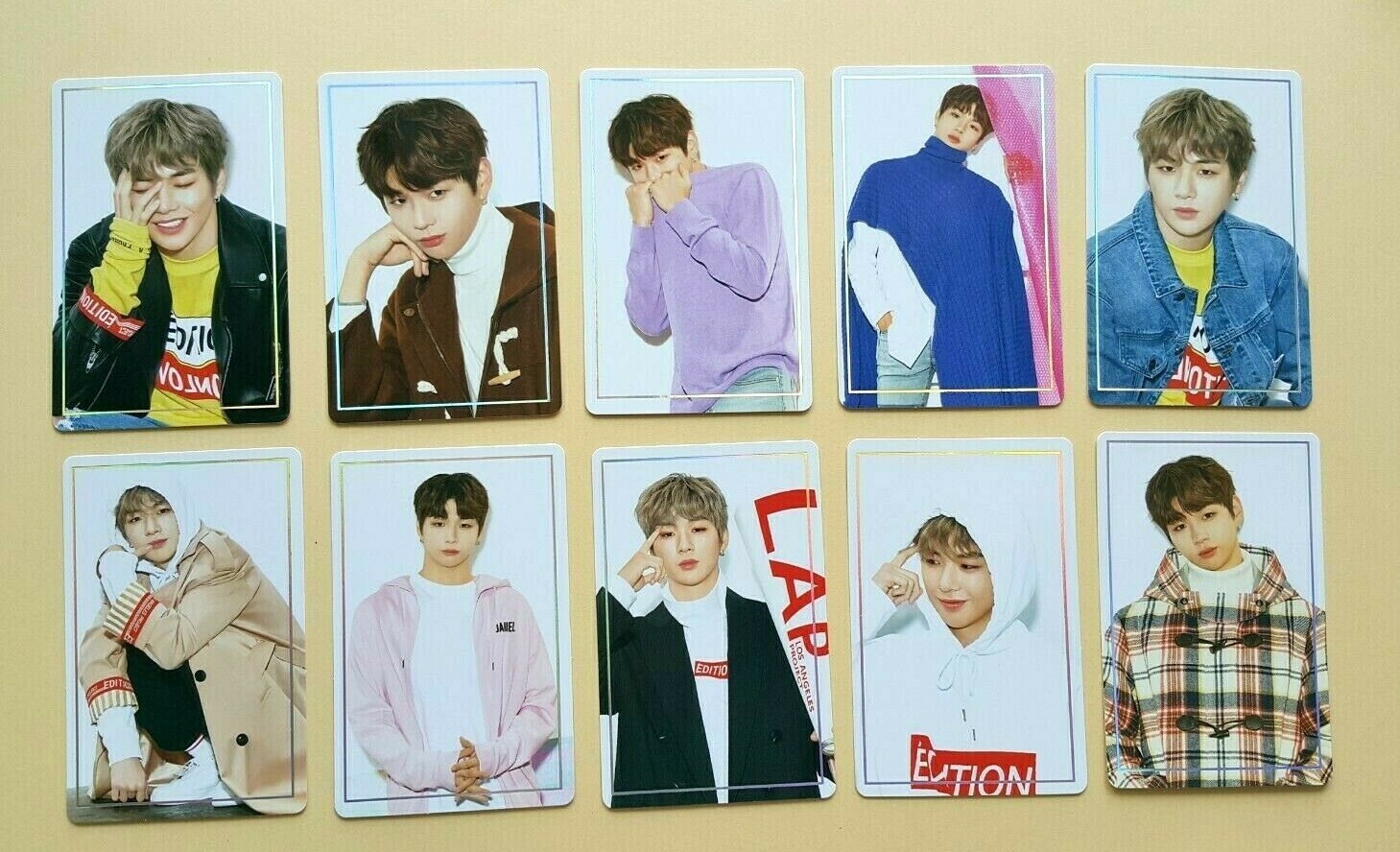 Wanna One Kang Daniel Lap Special Photocard Card – Los Angeles Project Lot (D)