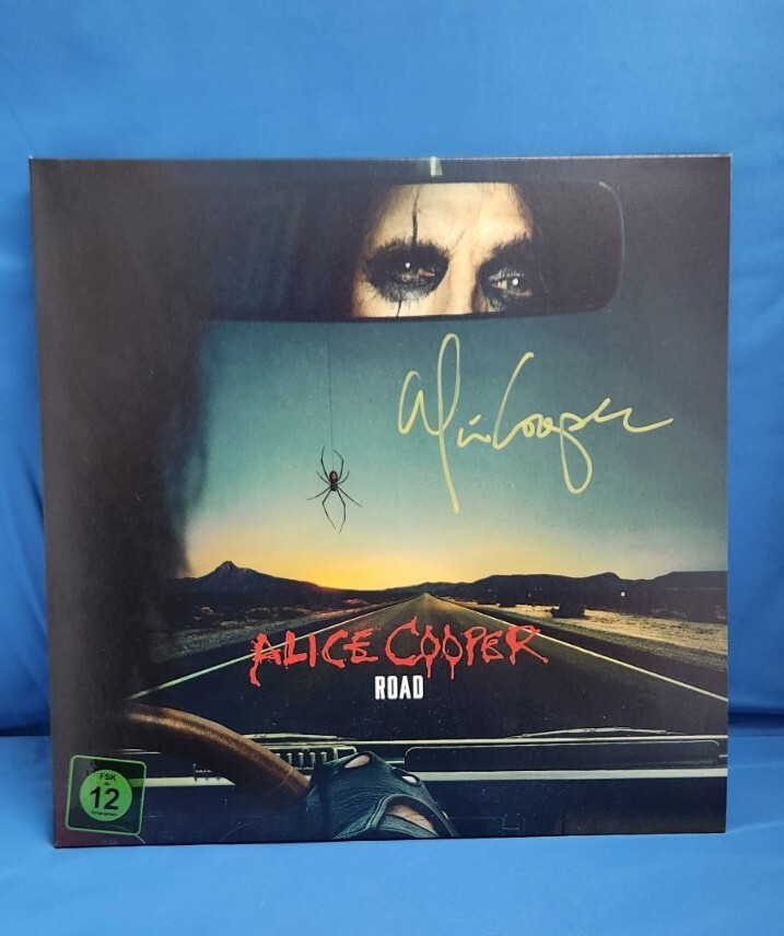 Alice Cooper Singed Album Road Vinyl Record COA/Holo