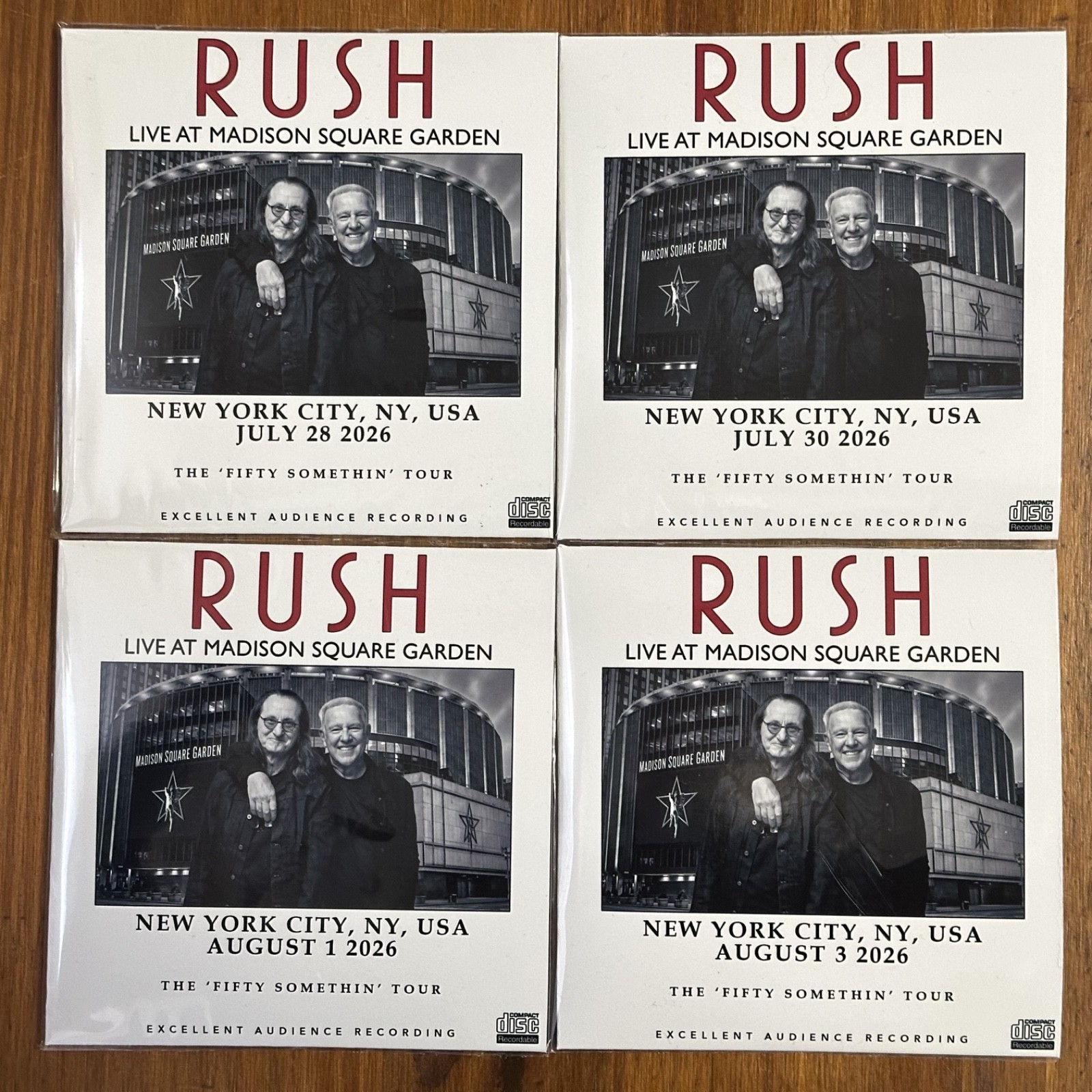 Rush Madison Square Garden 2026 COMPLETE *EX SOUND* (11CD)