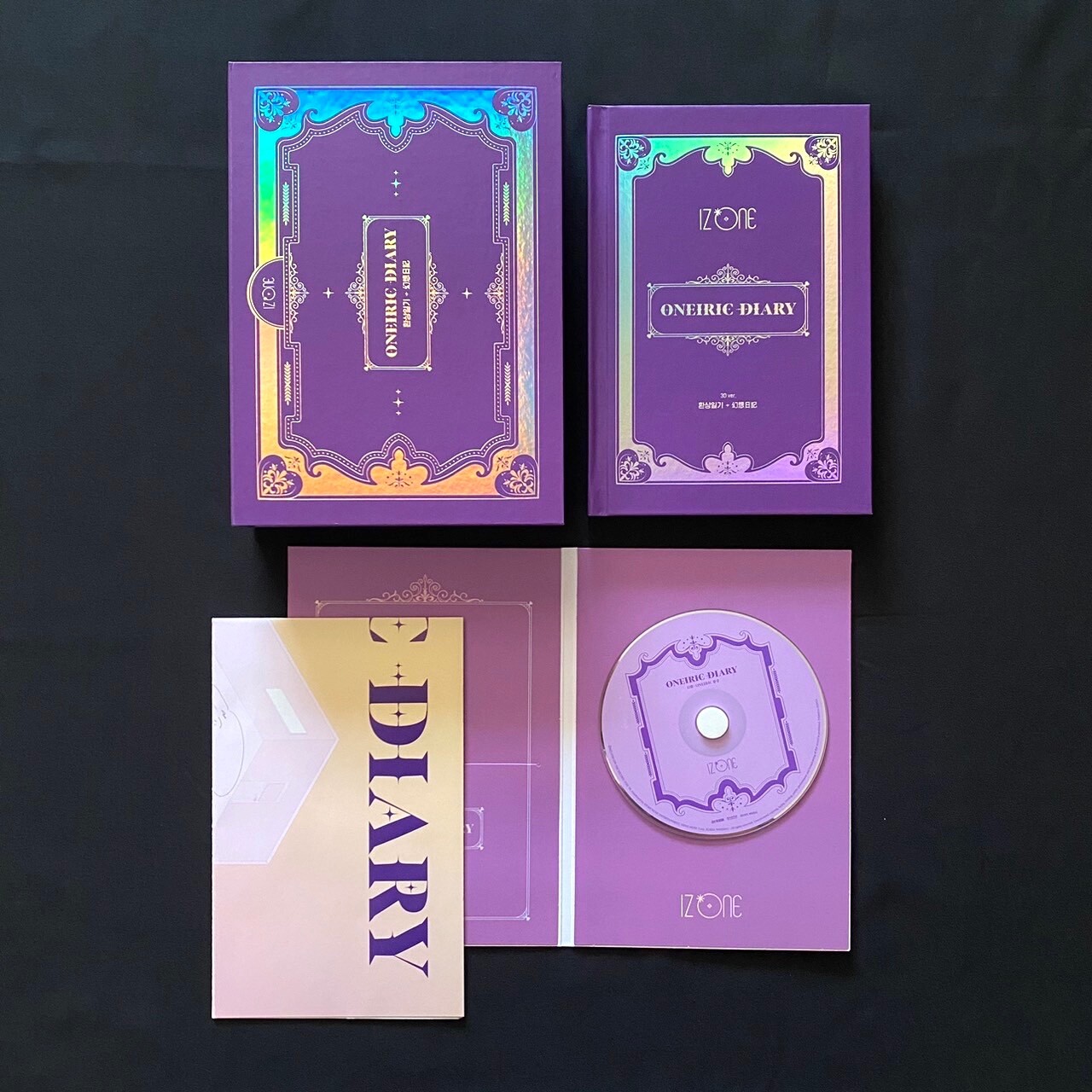 iz*one oneiric diary 3 ver. with Photo cards Yujin complete set IZONE IVE