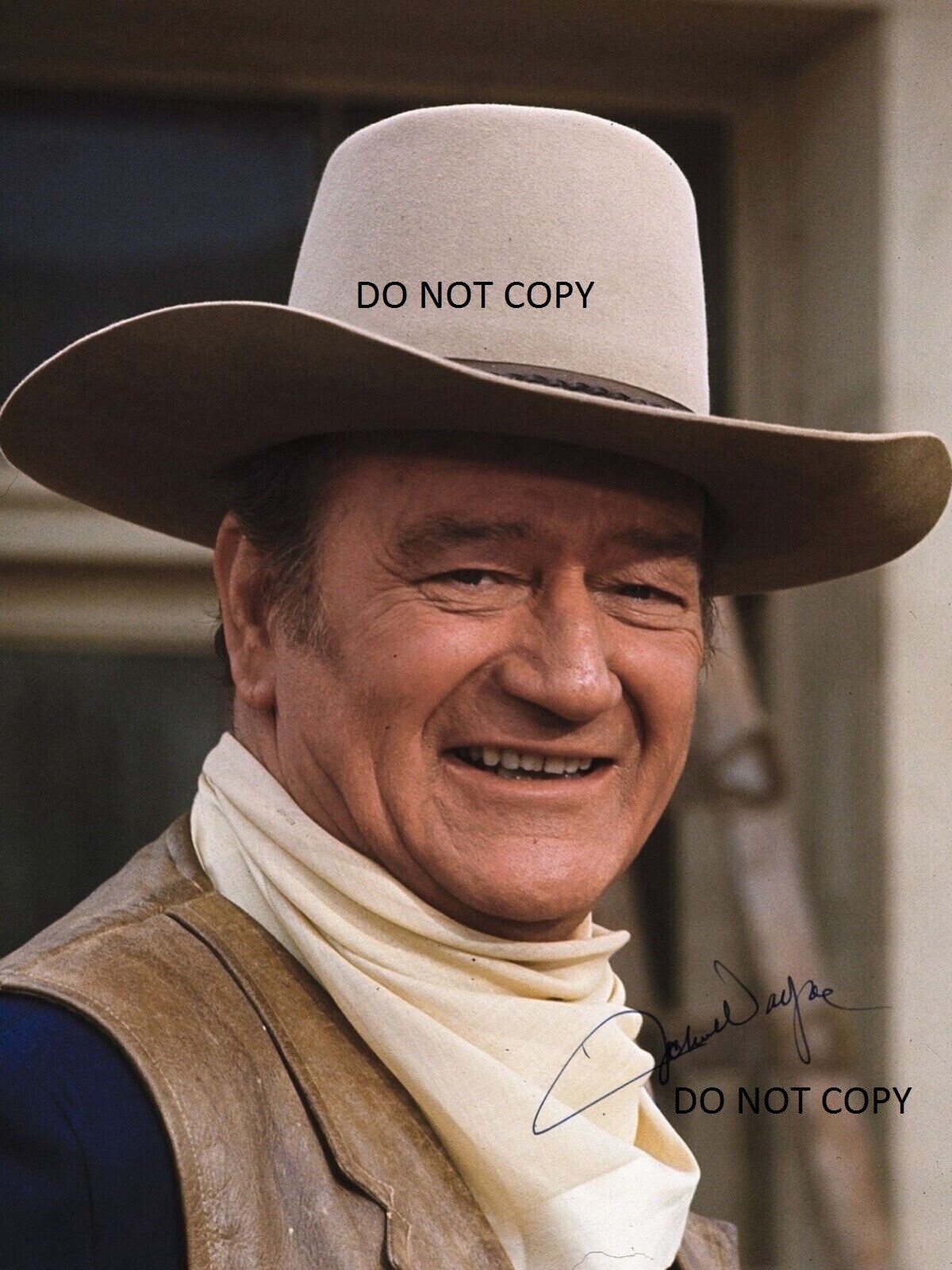 JOHN WAYNE – THE DUKE Signed Autographed 8×10 Reprint Photo #4 !!