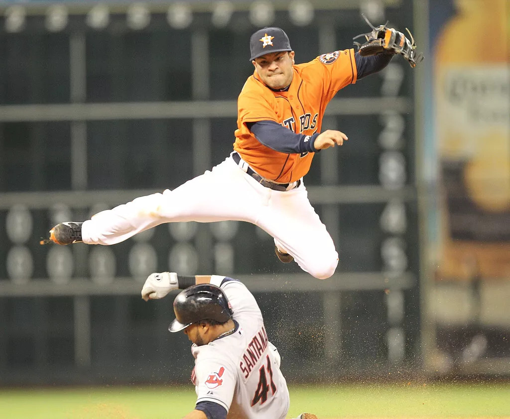 Cleveland Indians Houston Astros Jose Altuve 4×6 Picture Celebrity Print