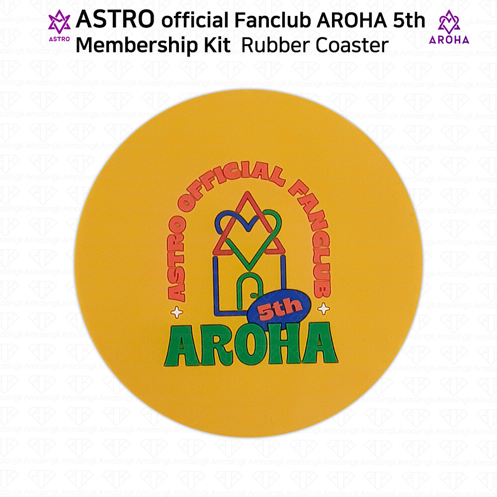 ASTRO 5th Official Fanclub AROHA Membership Kit Poster Tumbler Coaster Photobook