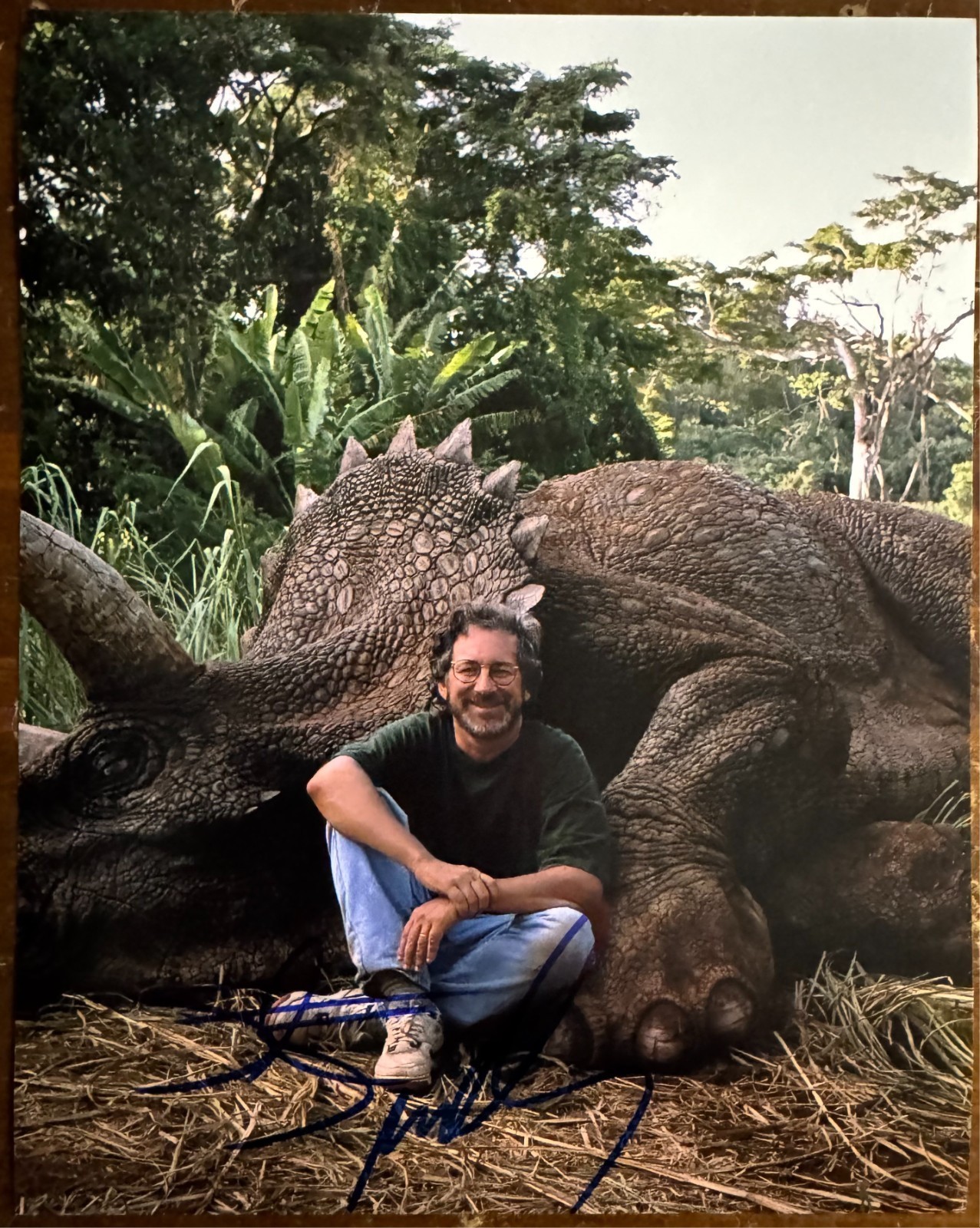 STEVEN SPIELBERG JURASSIC PARK 8.5X11 SIGNED PHOTO AUTOGRAPH POSTER REPRINT