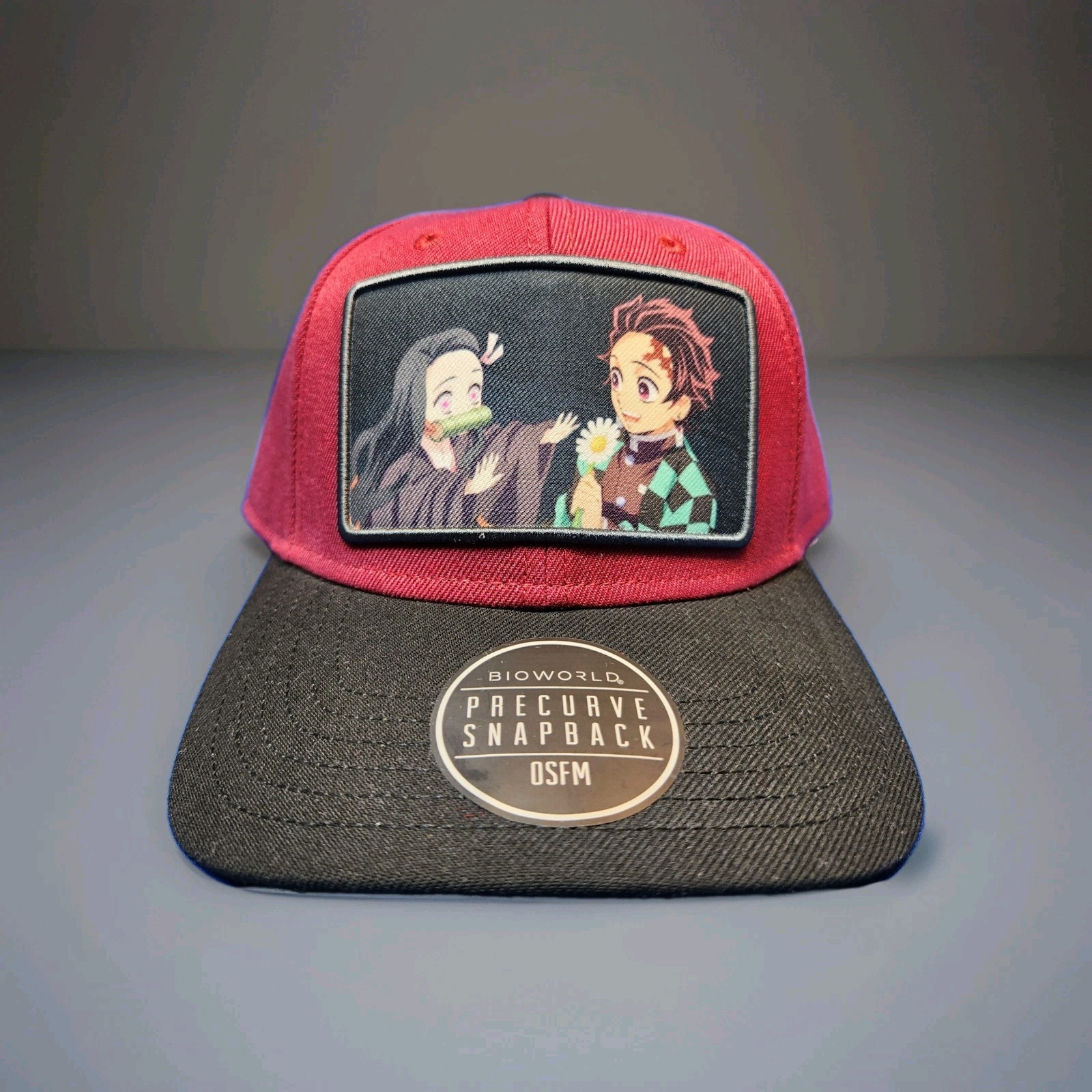 Demon Slayer Tanjiro & Nezuko Snap-back Baseball Style Hat Cap Bioworld New Tag