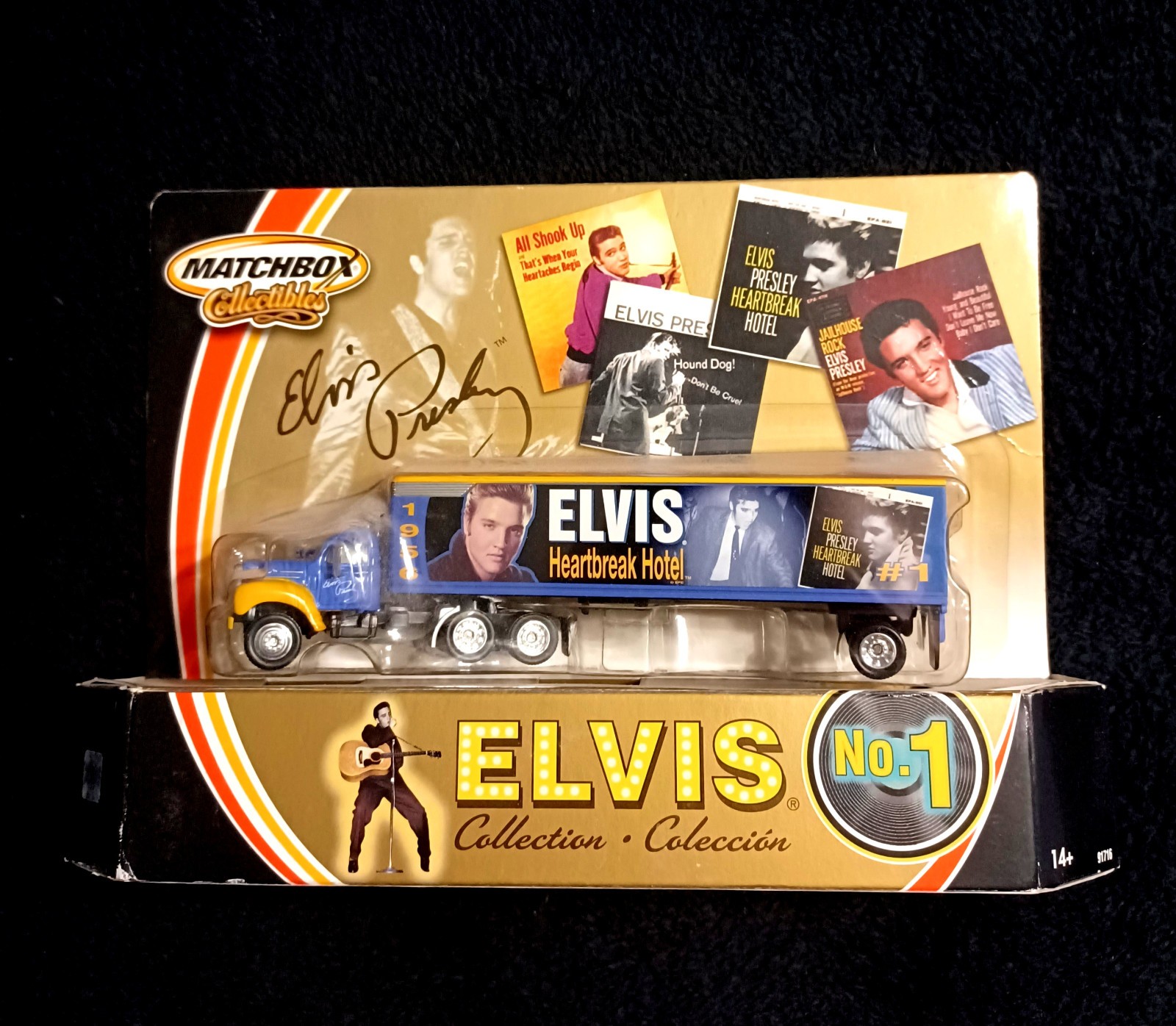Elvis Presley Matchbox Collectibles “ Heartbreak Hotel” Mack Truck New In Box