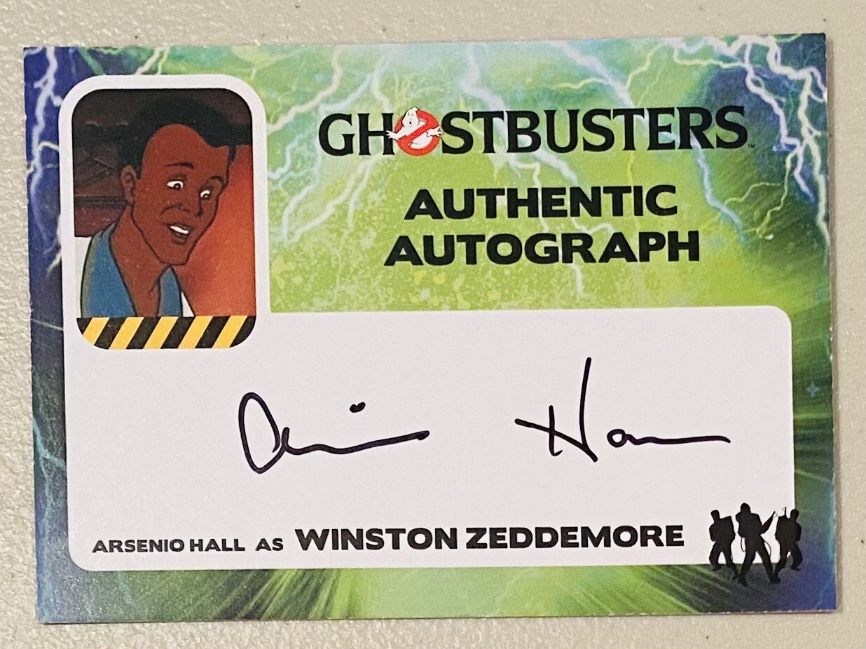 Arsenio Hall Signed Autographed 2016 Cryptozoic On Card Ghostbusters Card #AH